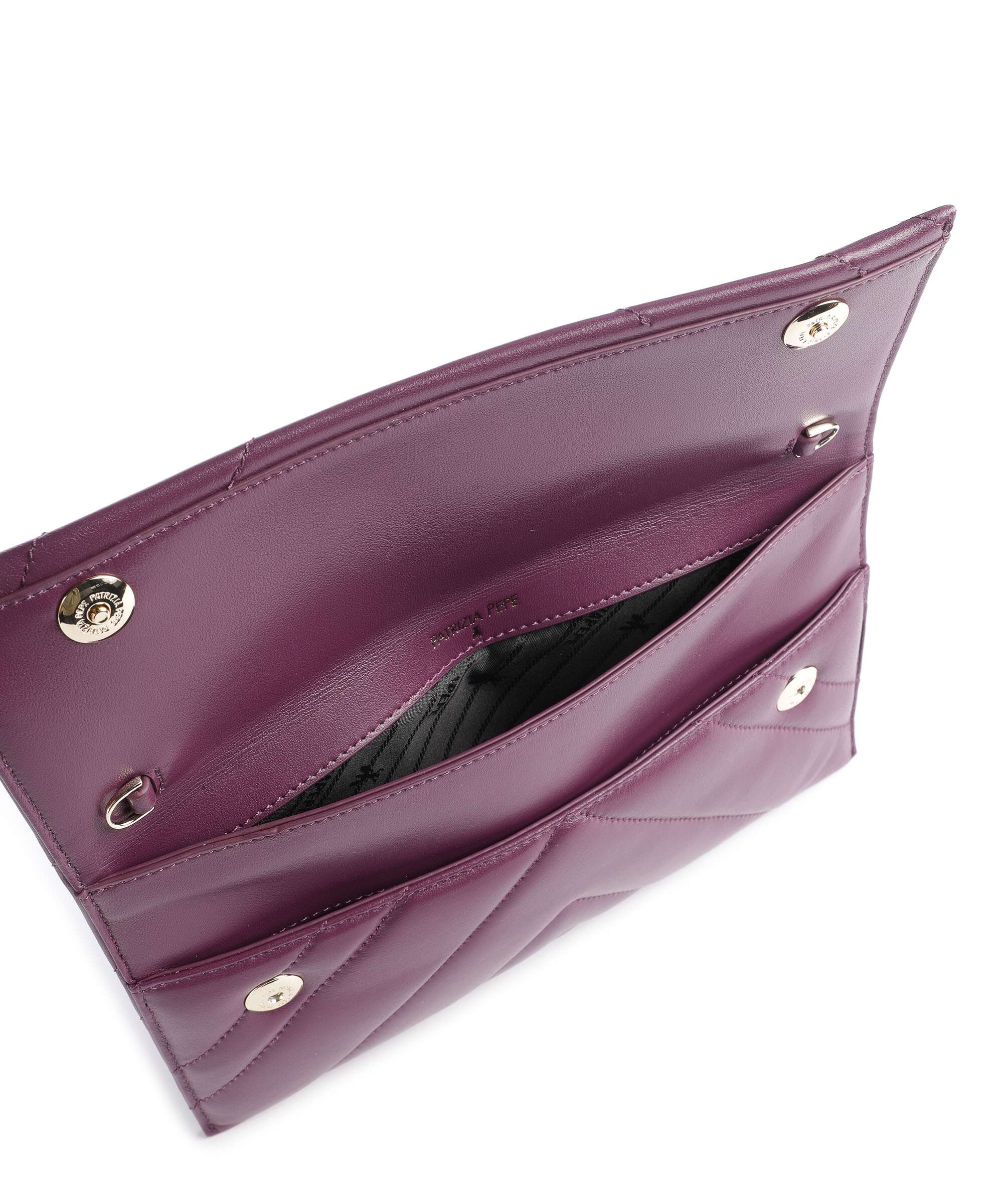 Patrizia Pepe Fly Quilted Crossbody bag futuristic purple - Image 6