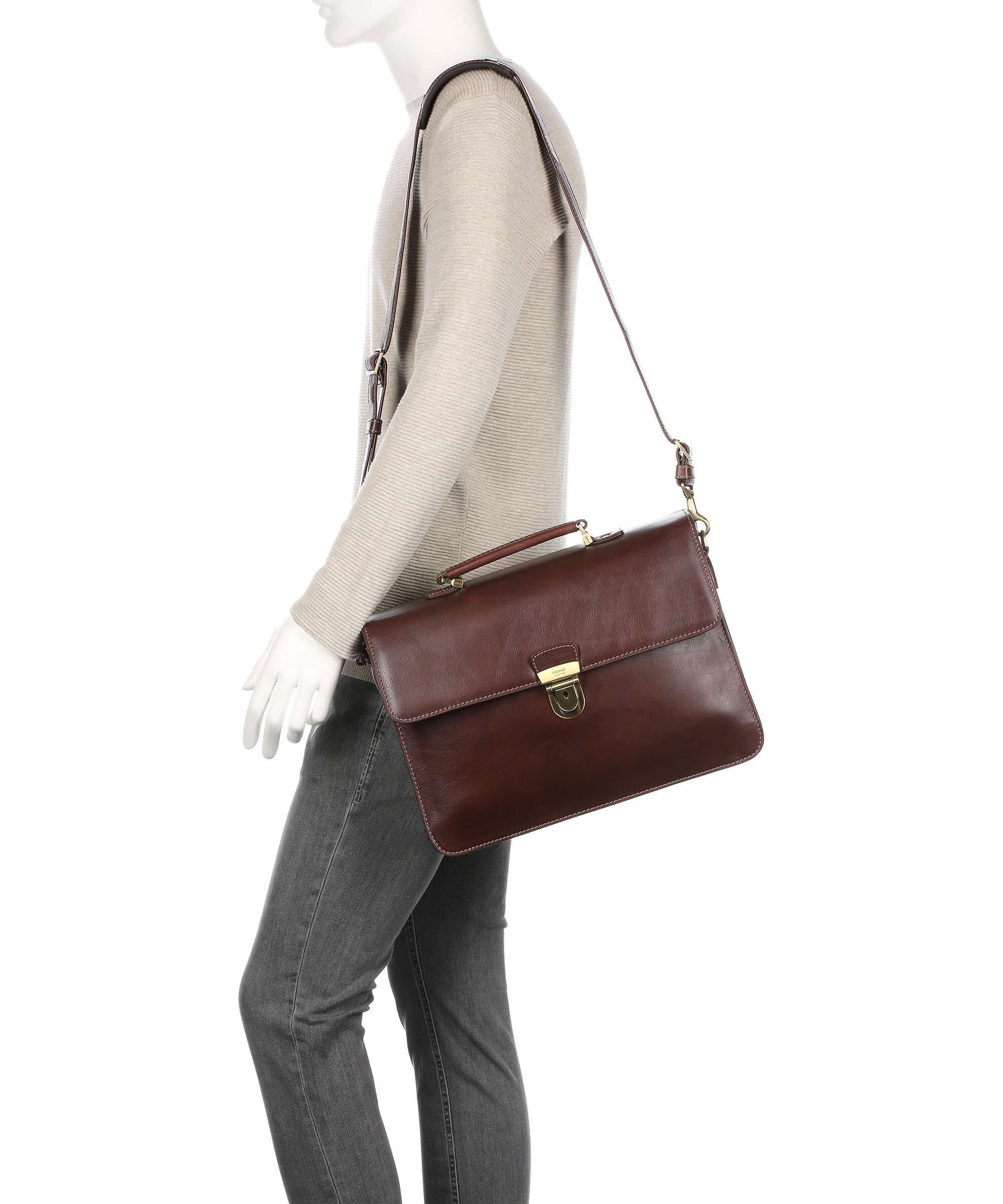Picard Toscana Briefcase brown - Image 3