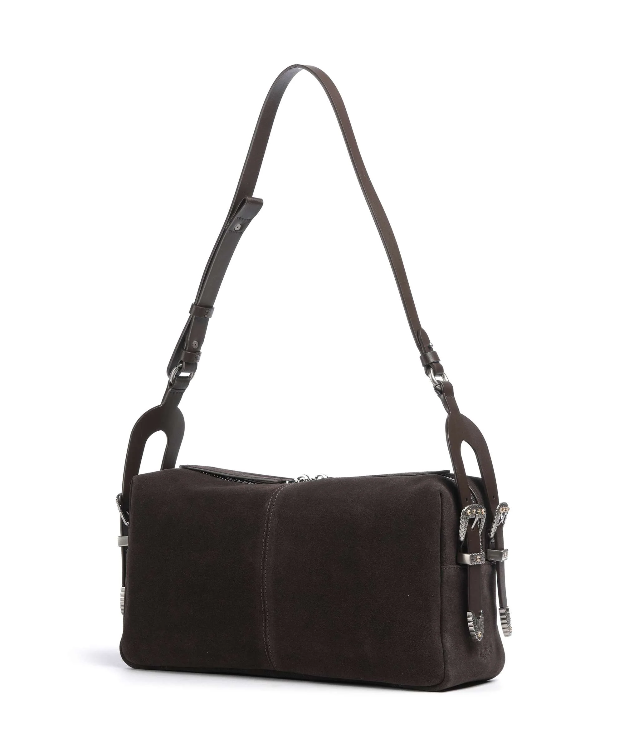 Pinko 24 Classic Shoulder bag marrone/chicco di caffe/old silver - Image 2
