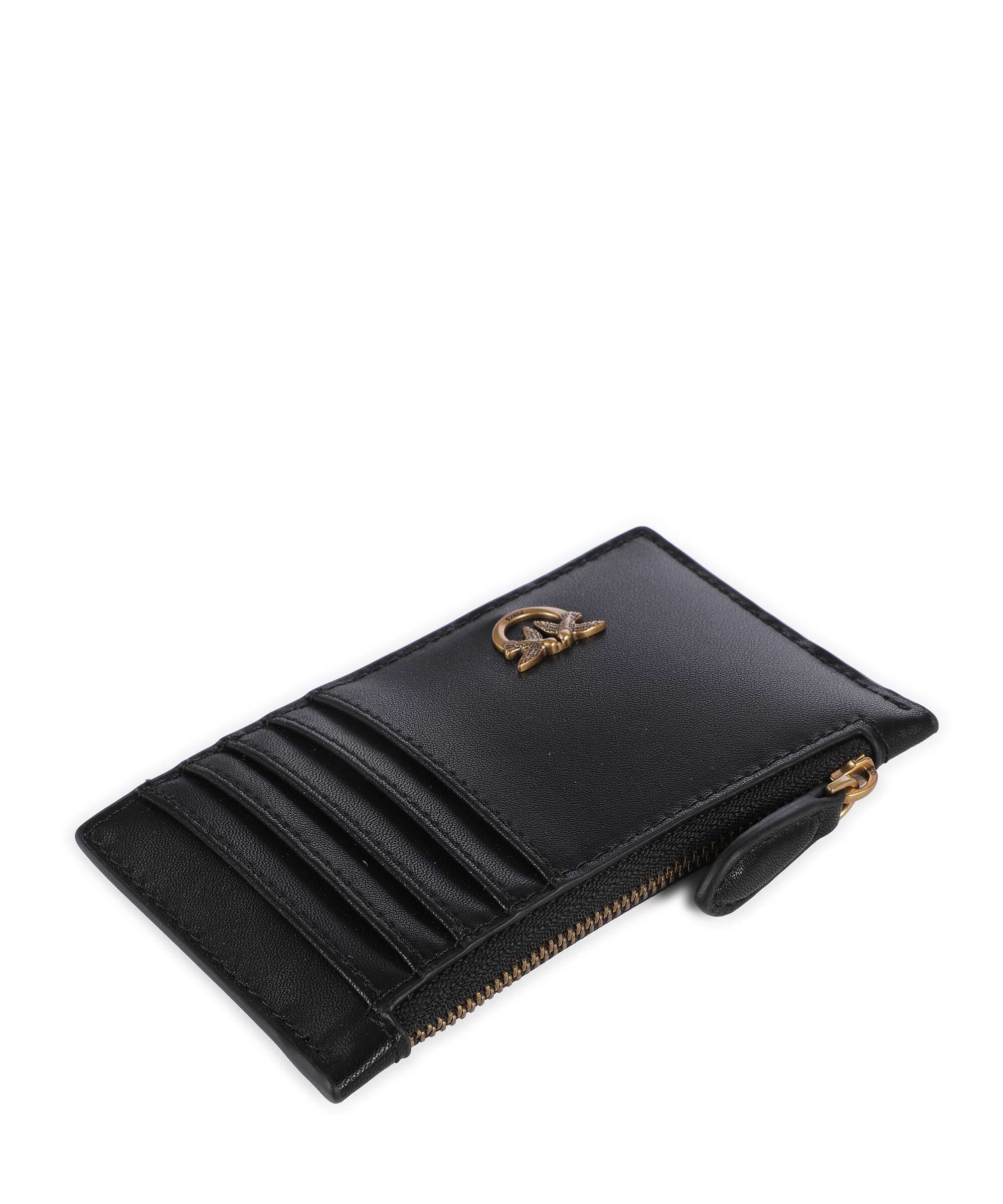 Pinko Airone Credit card holder nero/antique gold - Image 3
