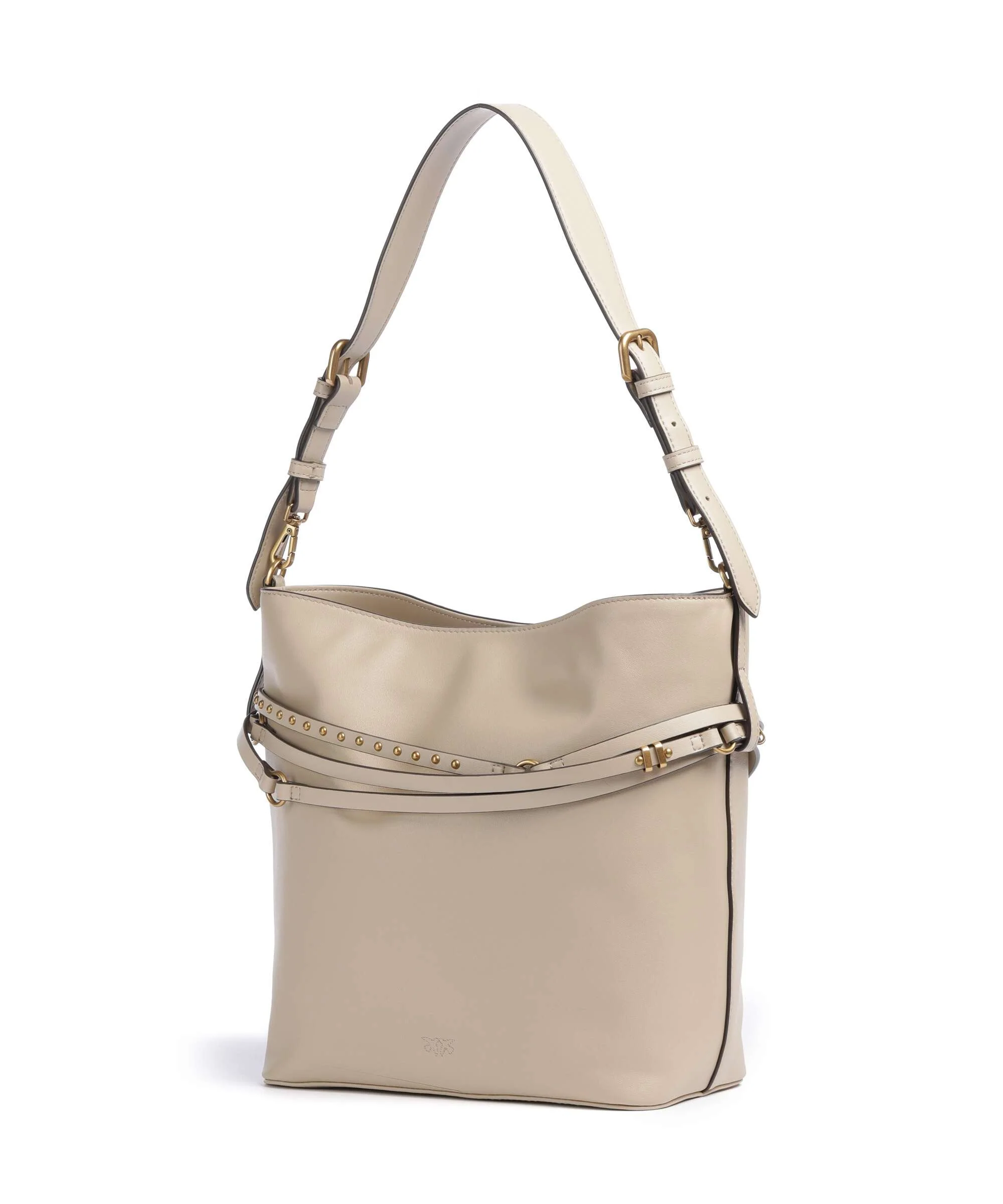 Pinko Belt Classic Bucket bag beige/grigio fumo/antique gold - Image 2