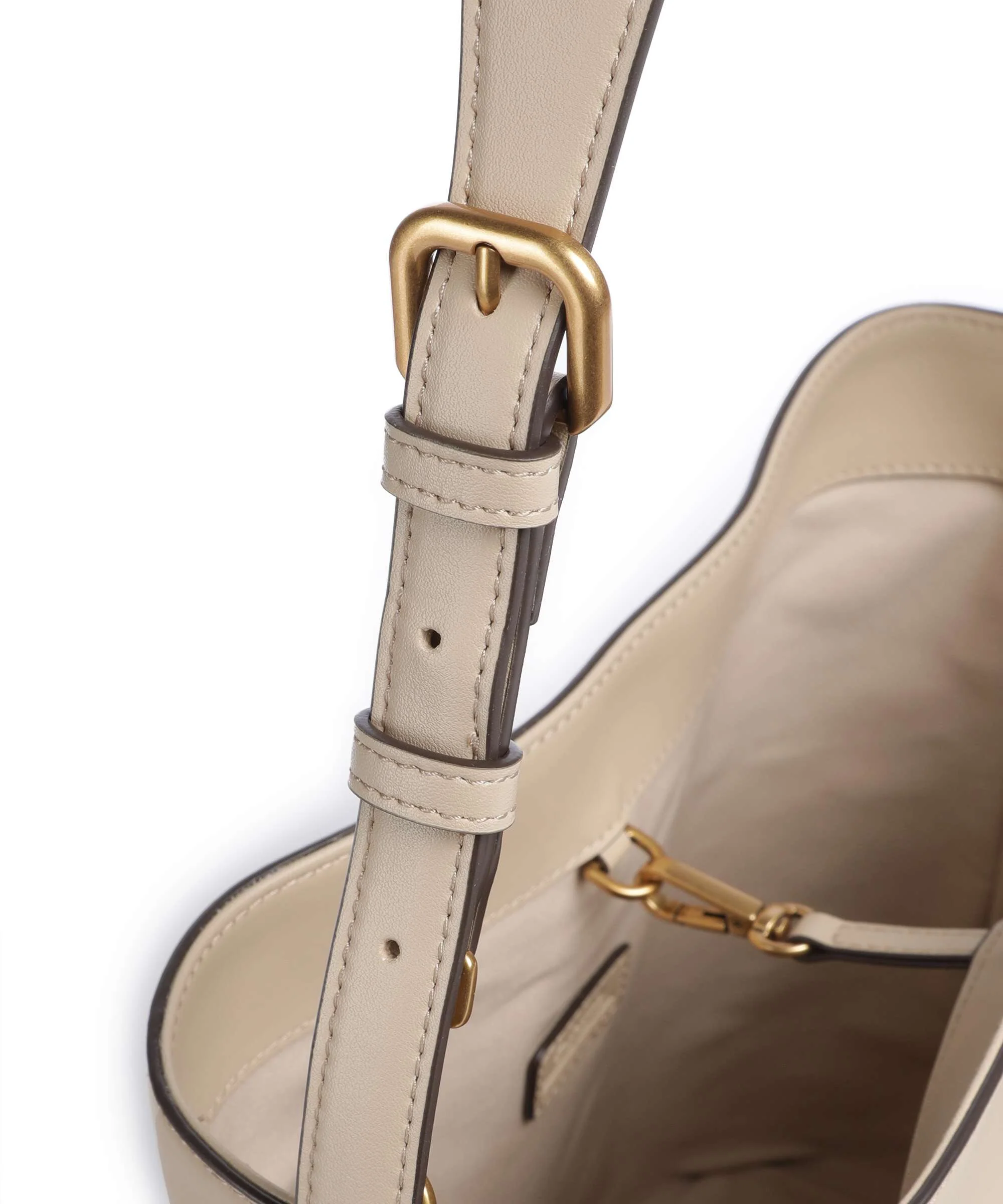 Pinko Belt Classic Bucket bag beige/grigio fumo/antique gold - Image 4