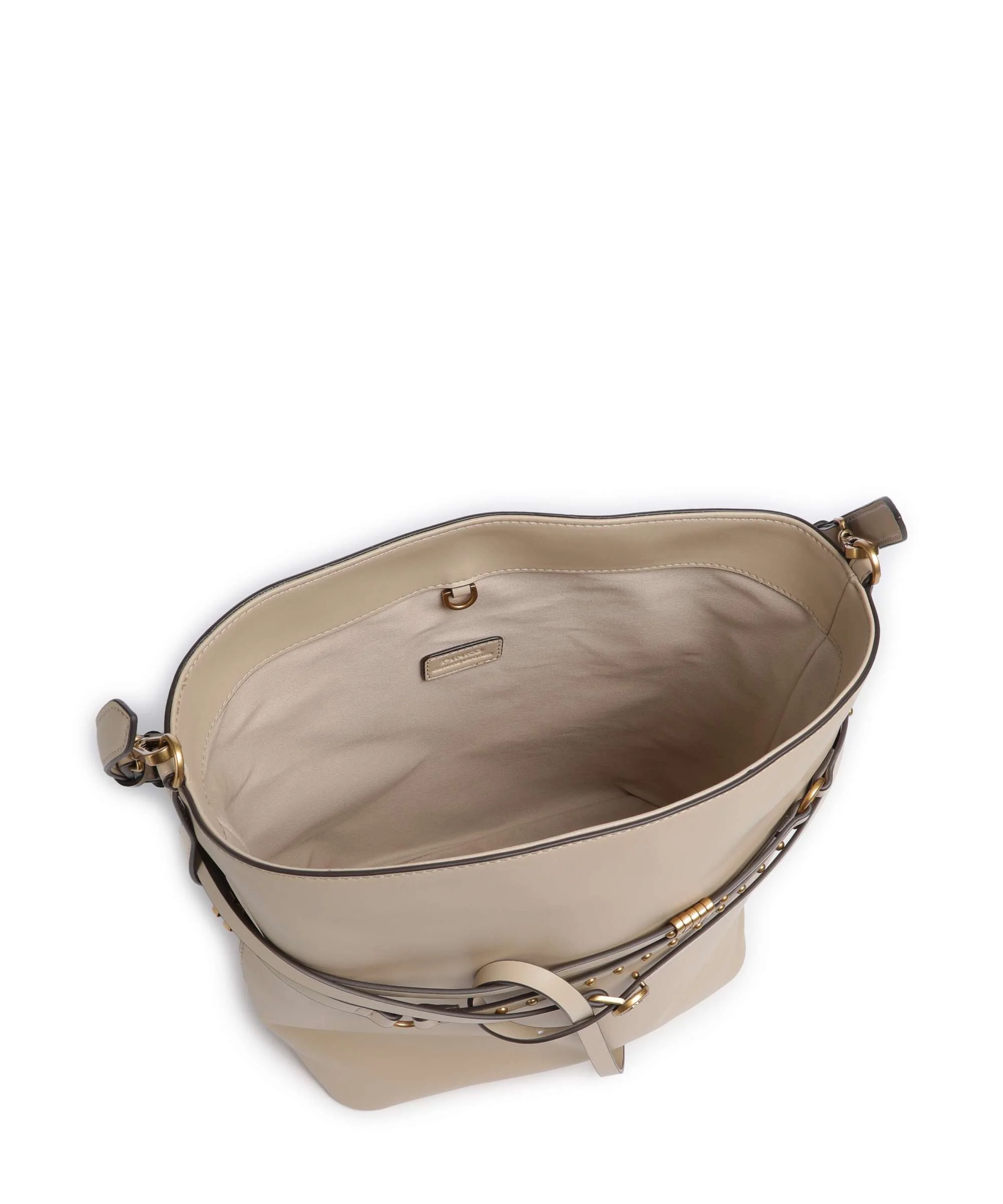 Pinko Belt Classic Bucket bag beige/grigio fumo/antique gold - Image 6