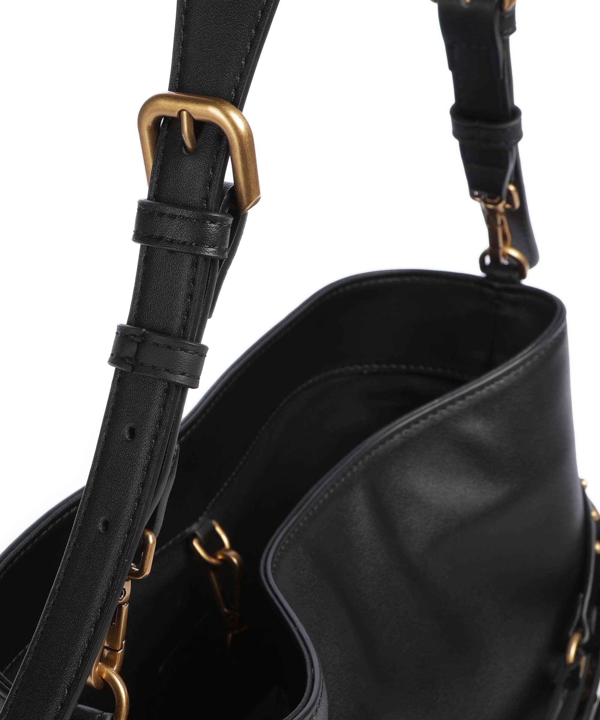 Pinko Belt Classic Bucket bag nero/antique gold - Image 4