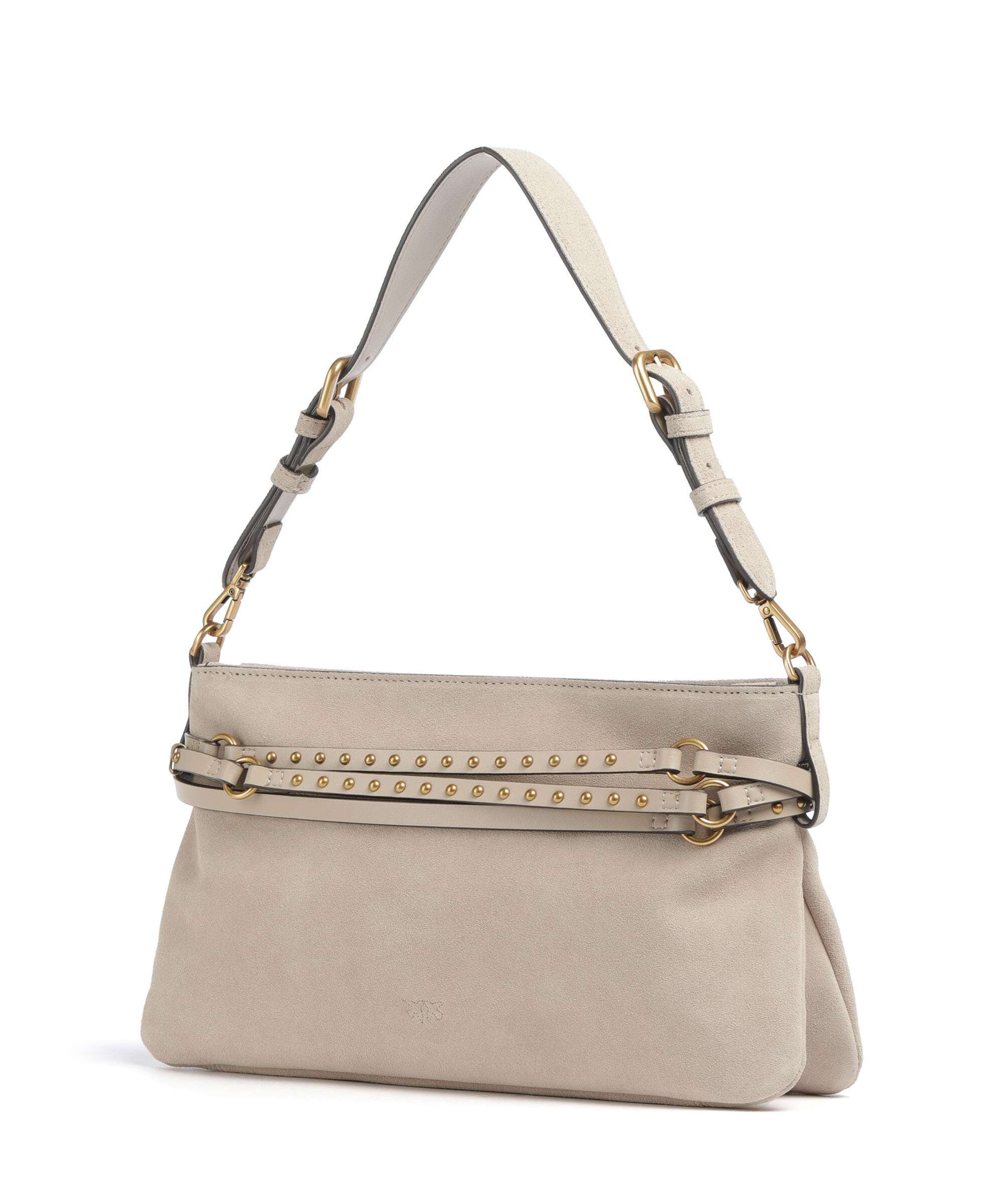Pinko Belt Classic Shoulder bag beige/grigio fumo/antique gold - Image 3