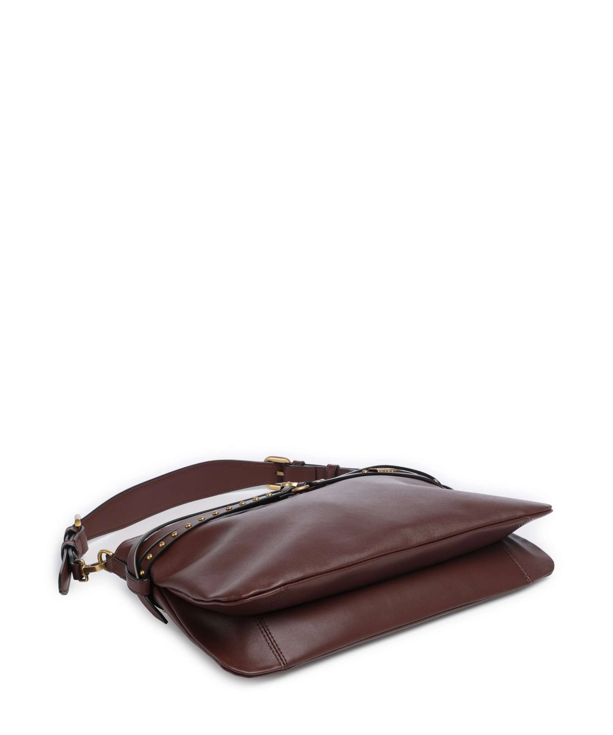Pinko Belt Classic Shoulder bag burgundy wine/antique gold - Image 4