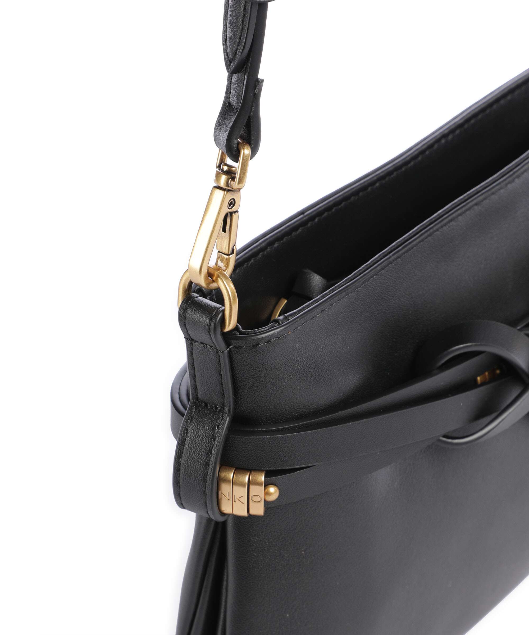 Pinko Belt Mini Shoulder bag nero/antique gold - Image 5