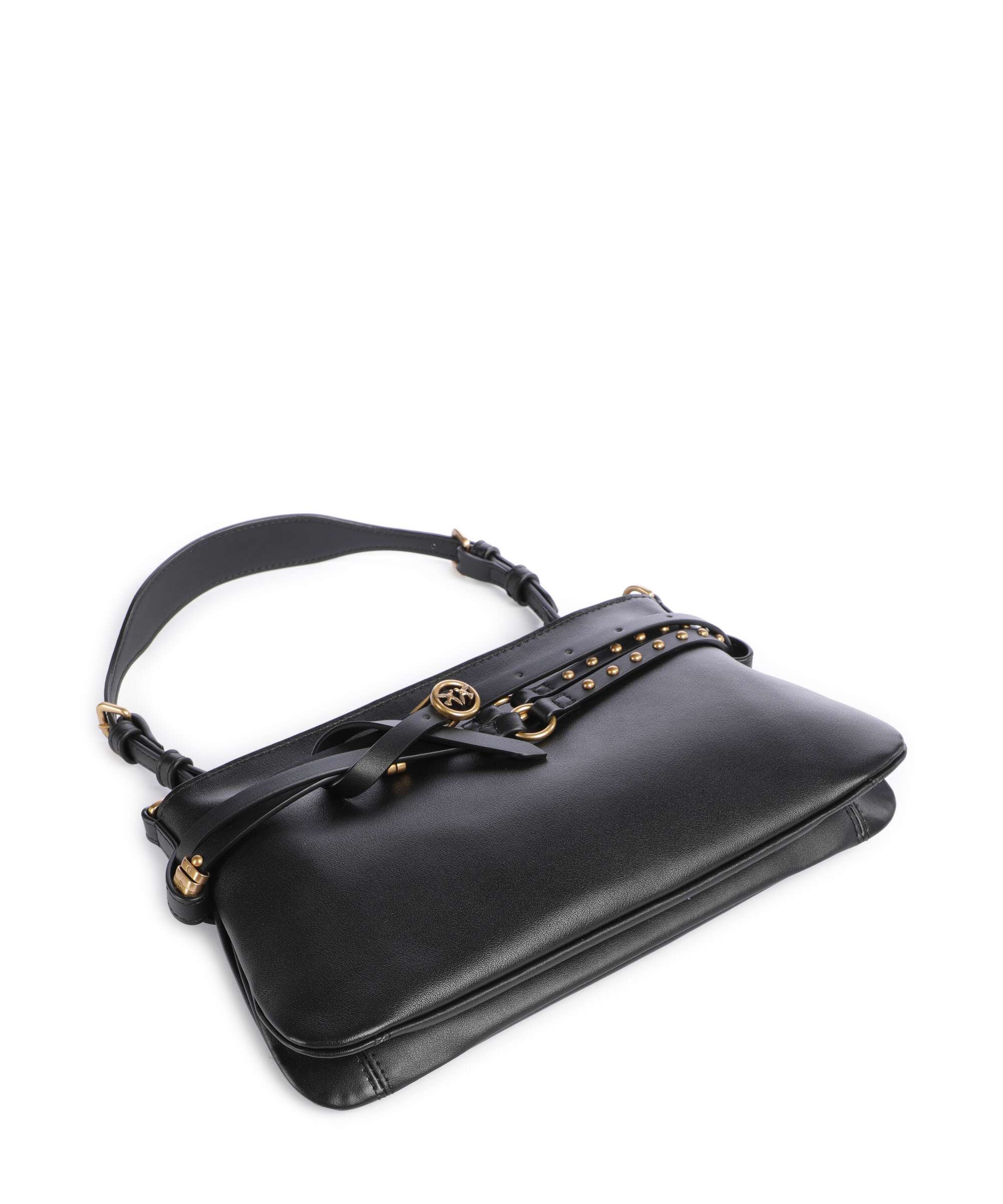 Pinko Belt Mini Shoulder bag nero/antique gold - Image 6