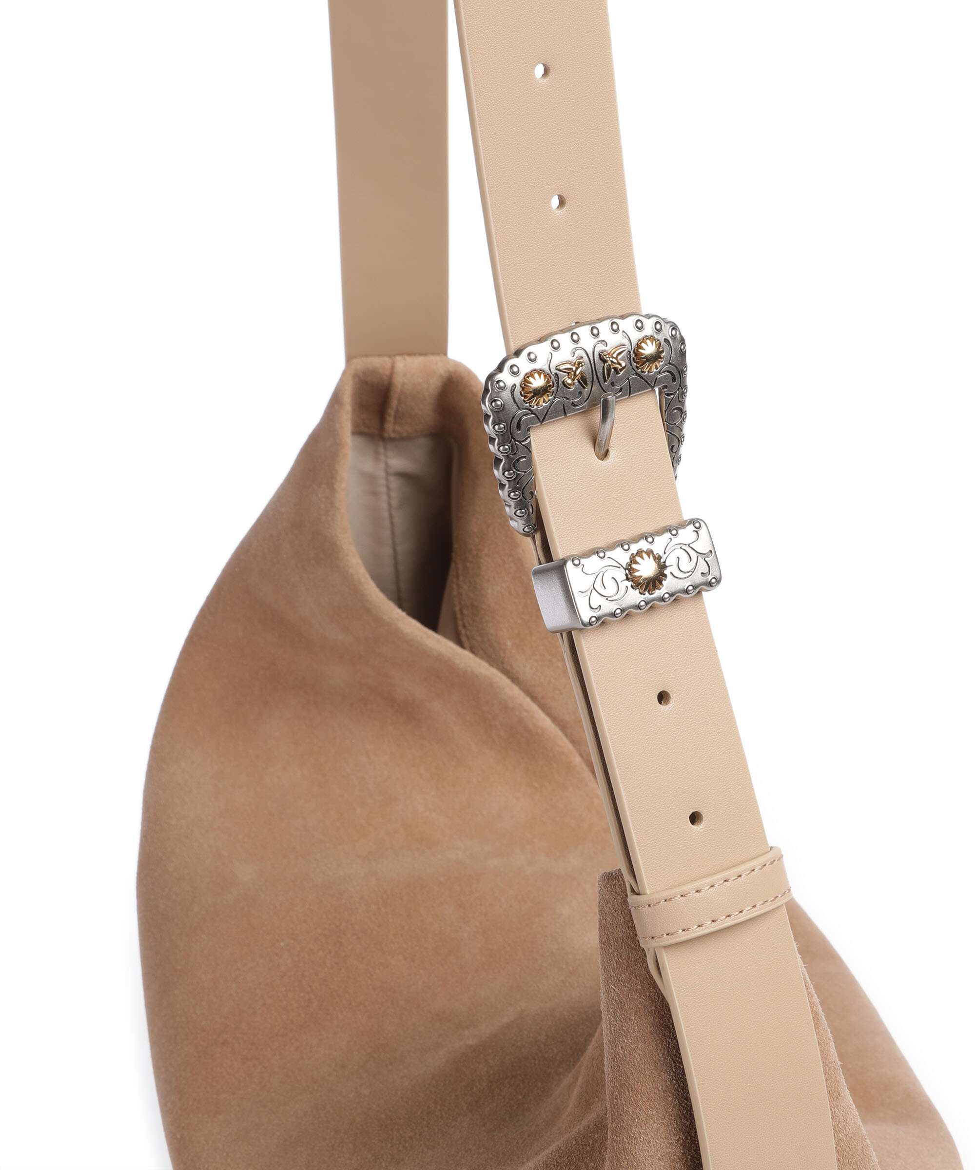 Pinko Big Hobo bag beige/scoiattolo/gal mix gold - Image 4