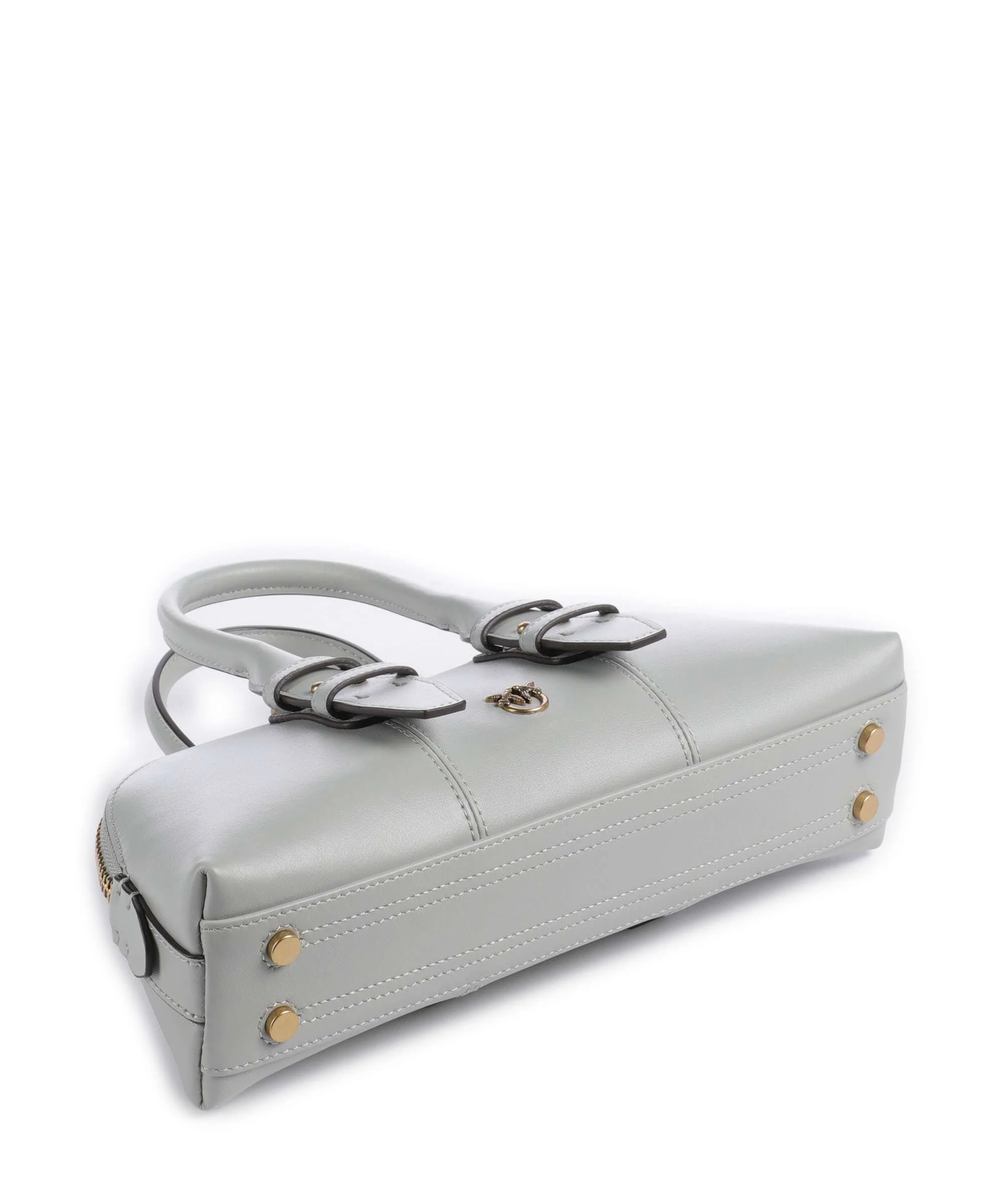 Pinko Bowling Horizontal Handbag grigio perla/antique gold - Image 5