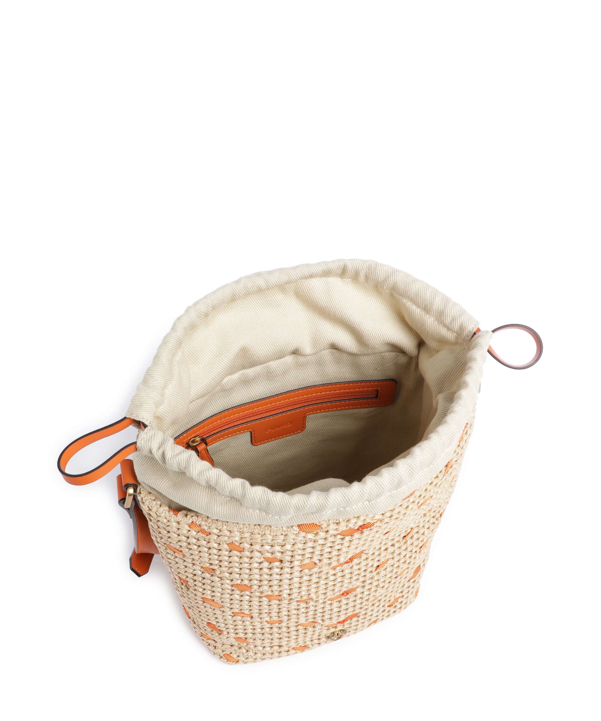 Pinko Bucket bag paglia/arancio/antique gold - Image 6