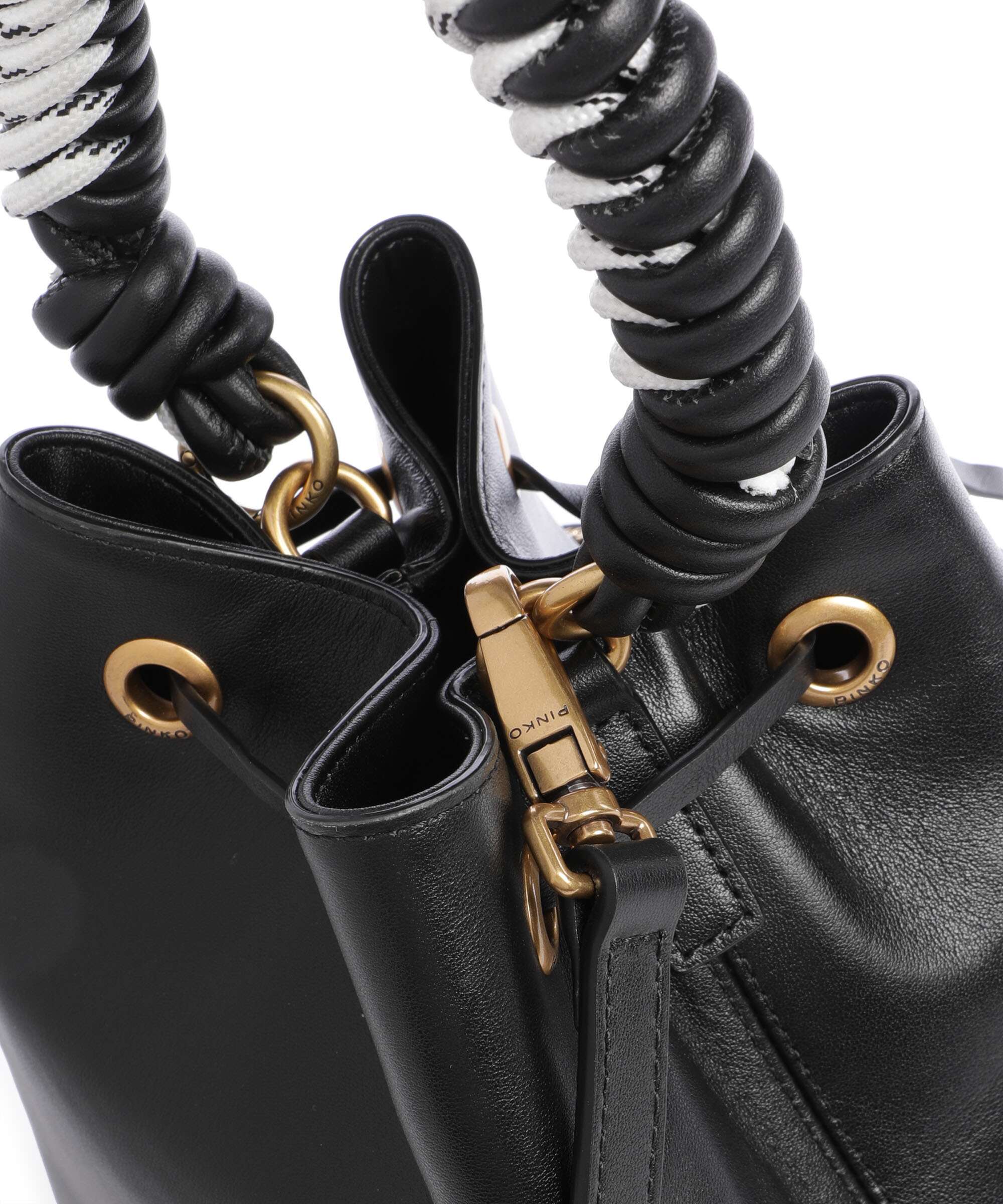 Pinko Cargo Bucket bag nero/antique gold - Image 5