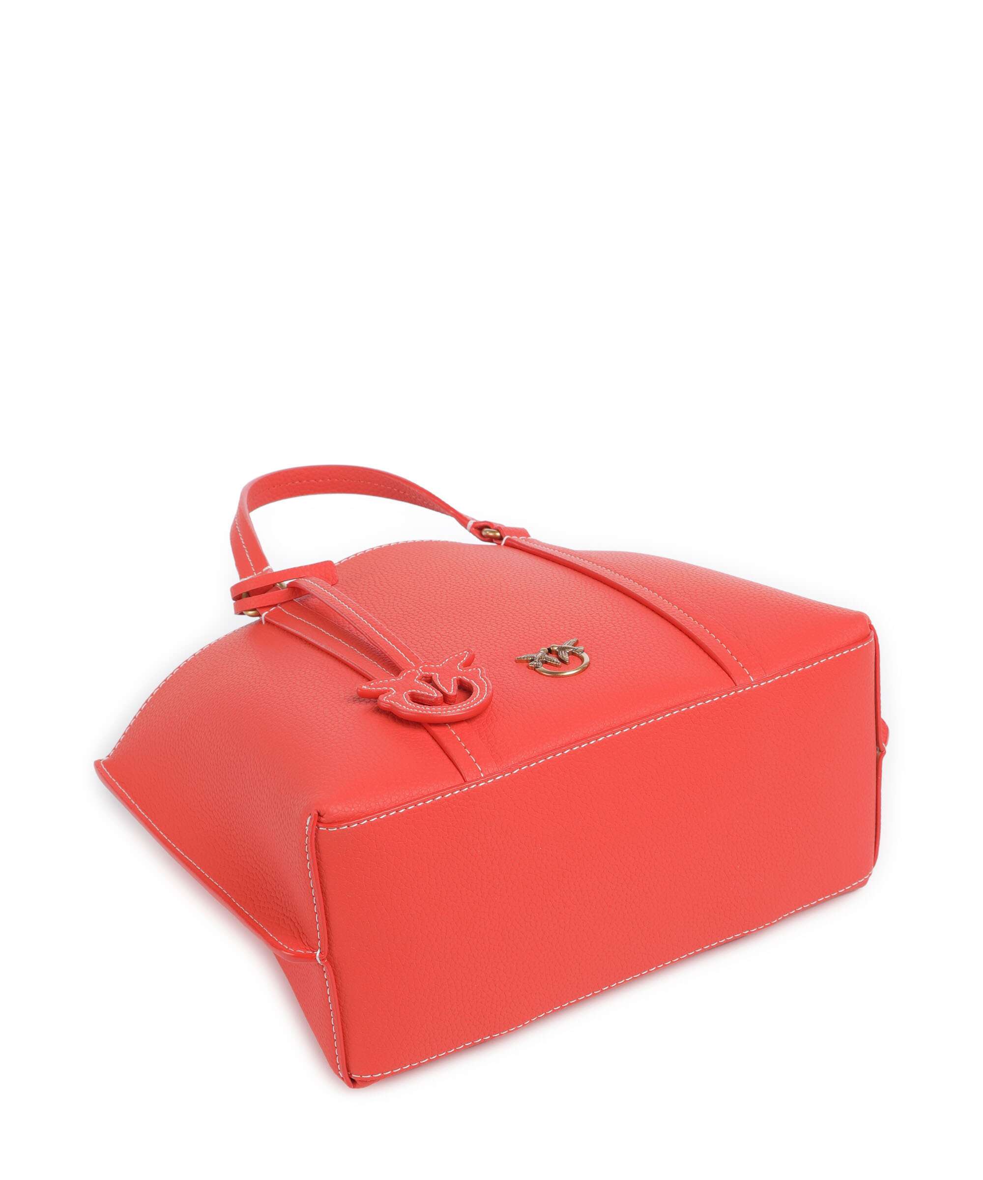 Pinko Carrie Classic Handbag rosso mandarino/antique gold - Image 5