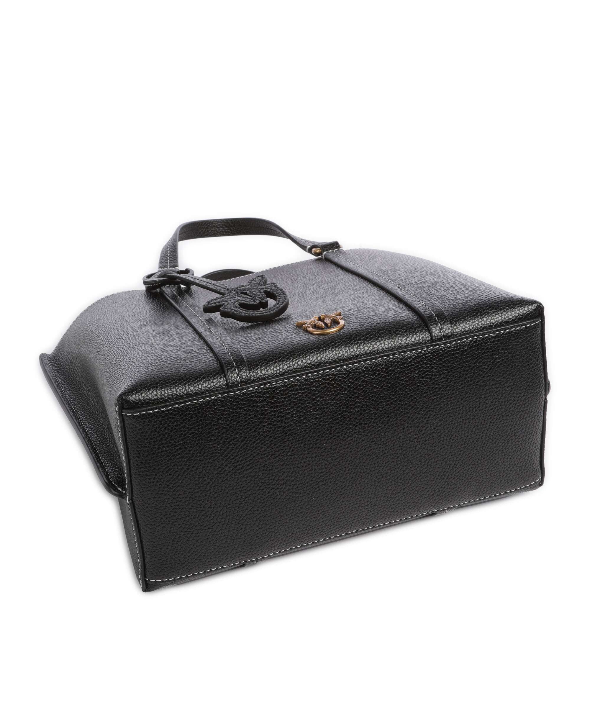 Pinko Carrie Classic Handbag nero/antique gold - Image 6