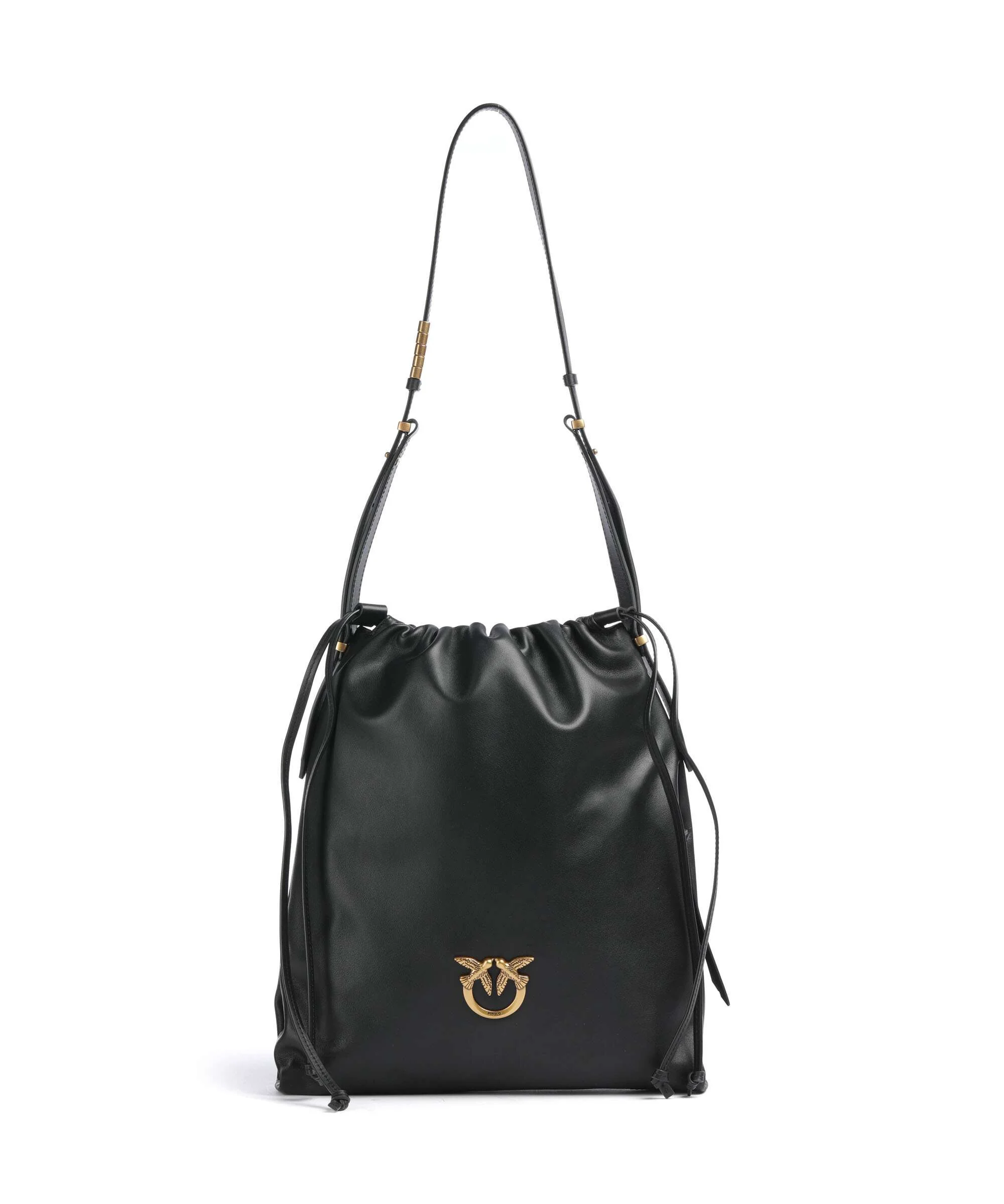 Pinko Classic Slouchy Bucket bag nero/antique gold