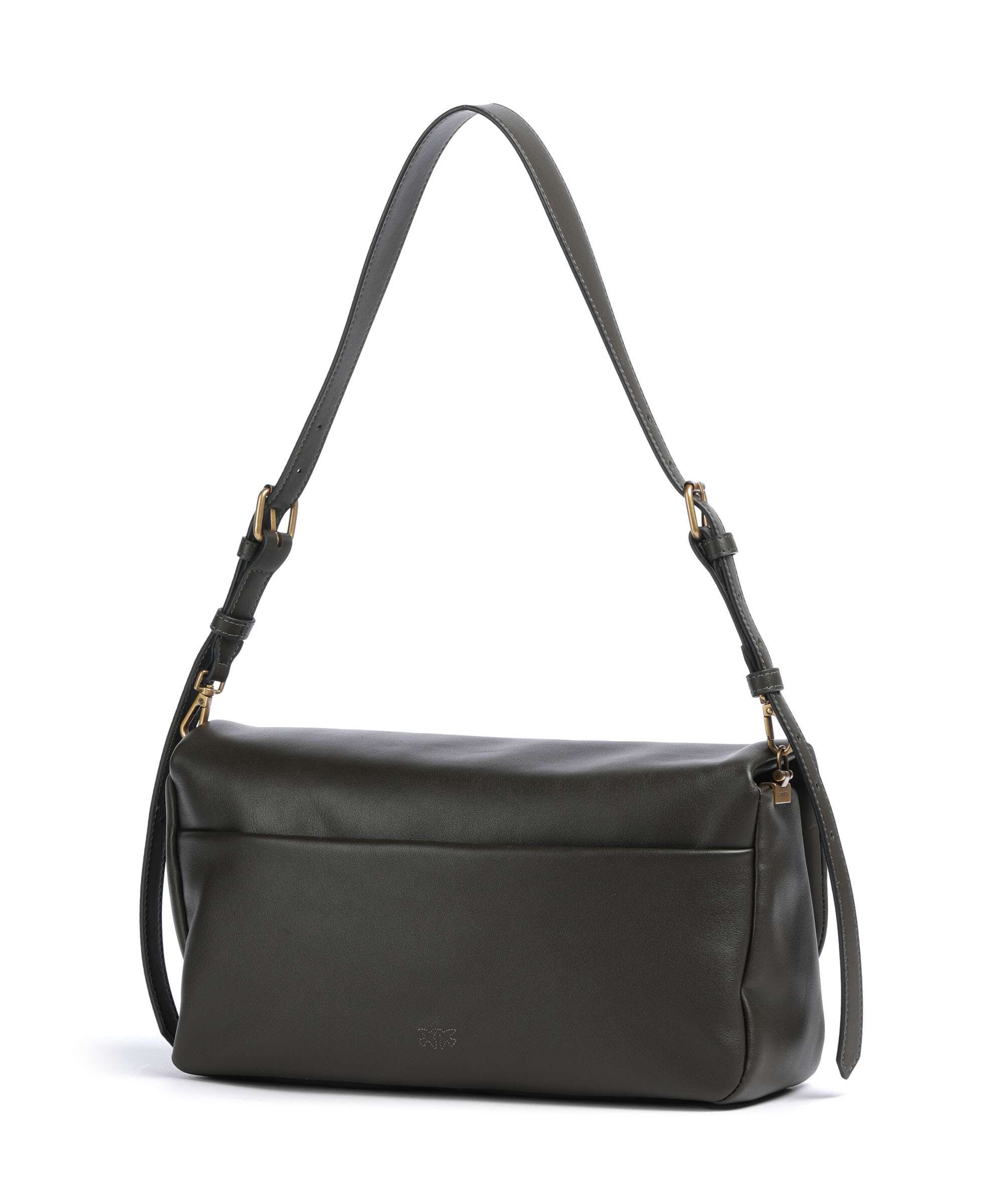 Pinko Click Soft Horizontal Shoulder bag verde fango/antique gold - Image 2