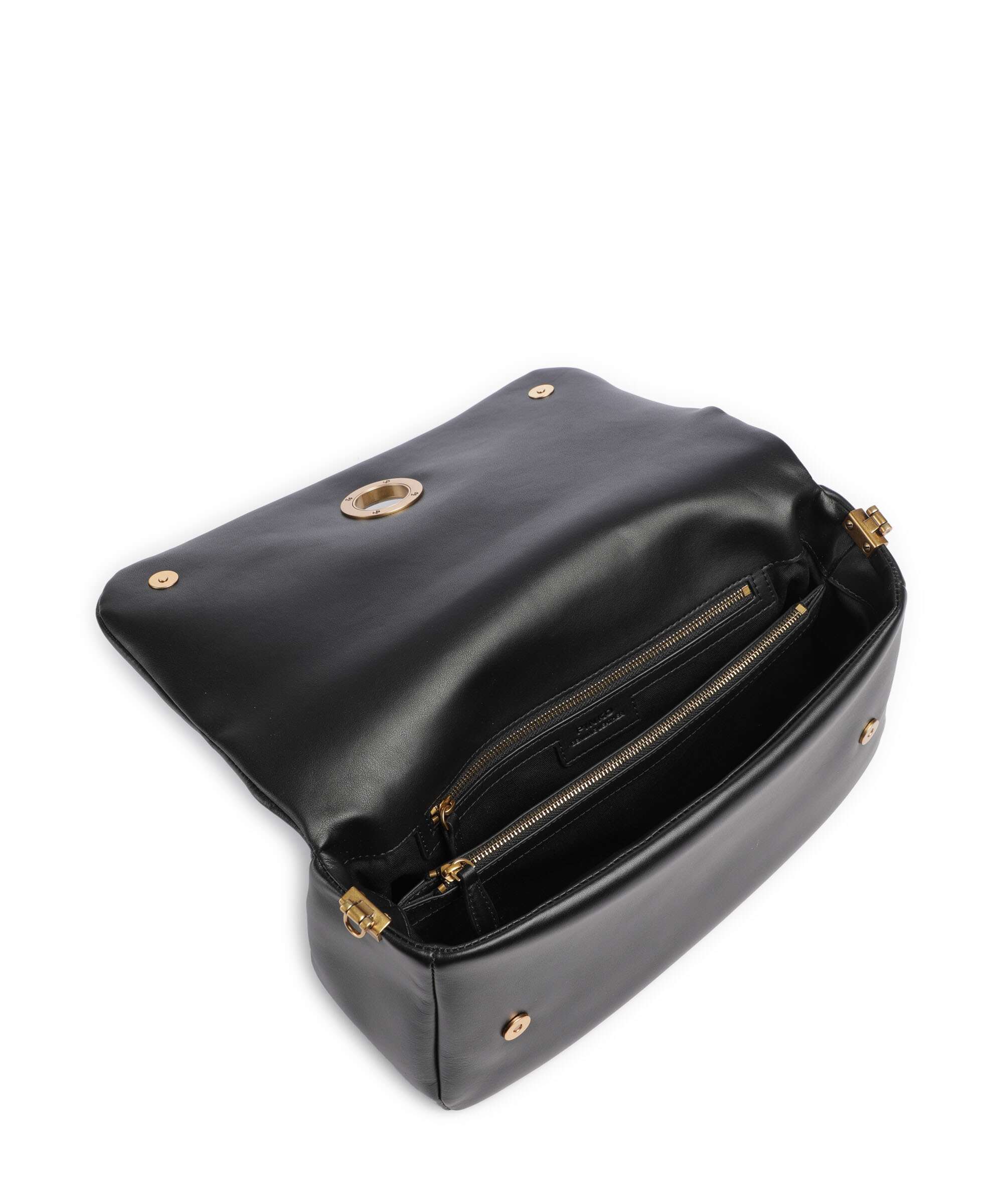 Pinko Click Soft Horizontal Shoulder bag nero/antique gold - Image 5