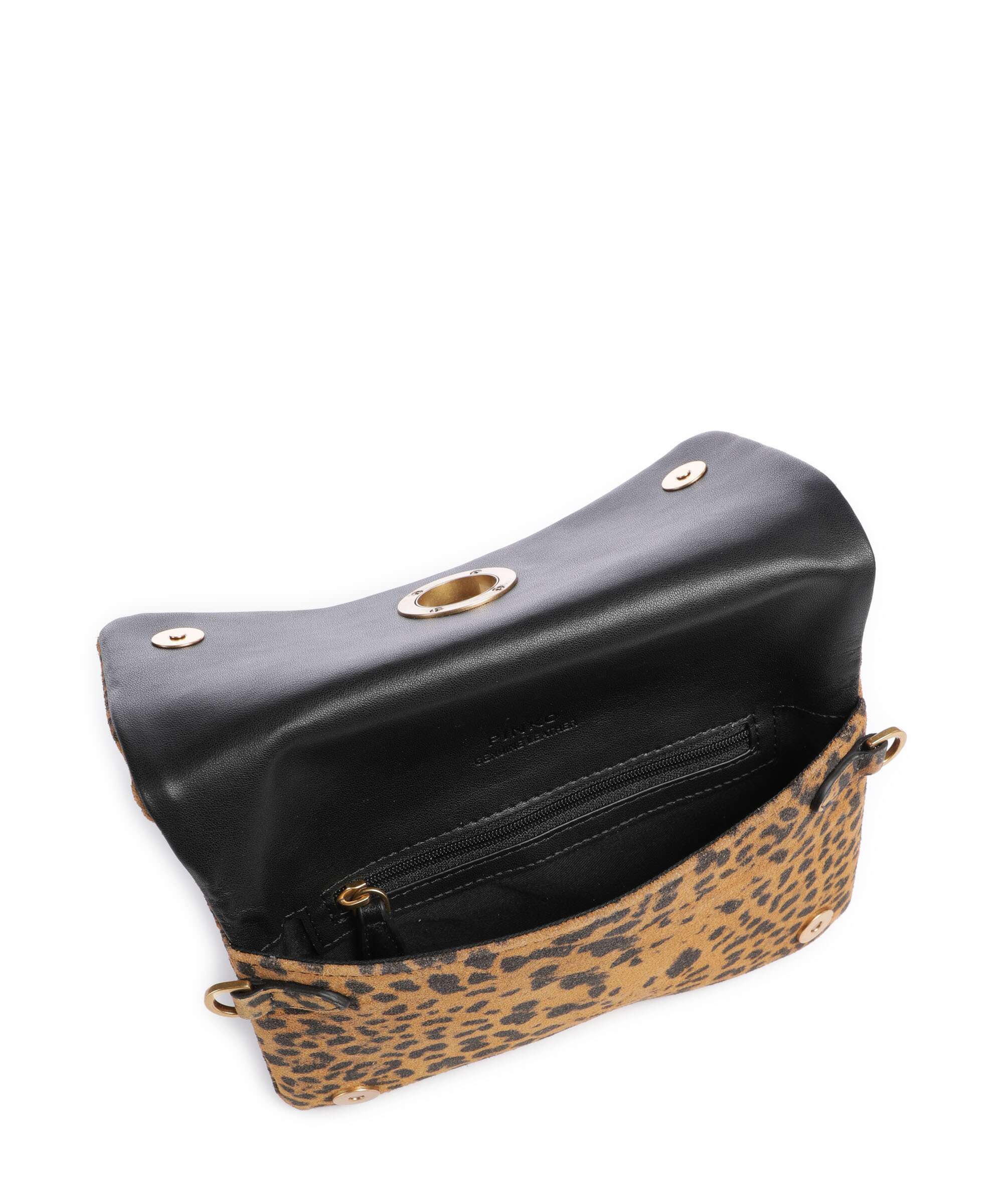 Pinko Click Soft Mini Crossbody bag maculato/marrone/antique gold - Image 5