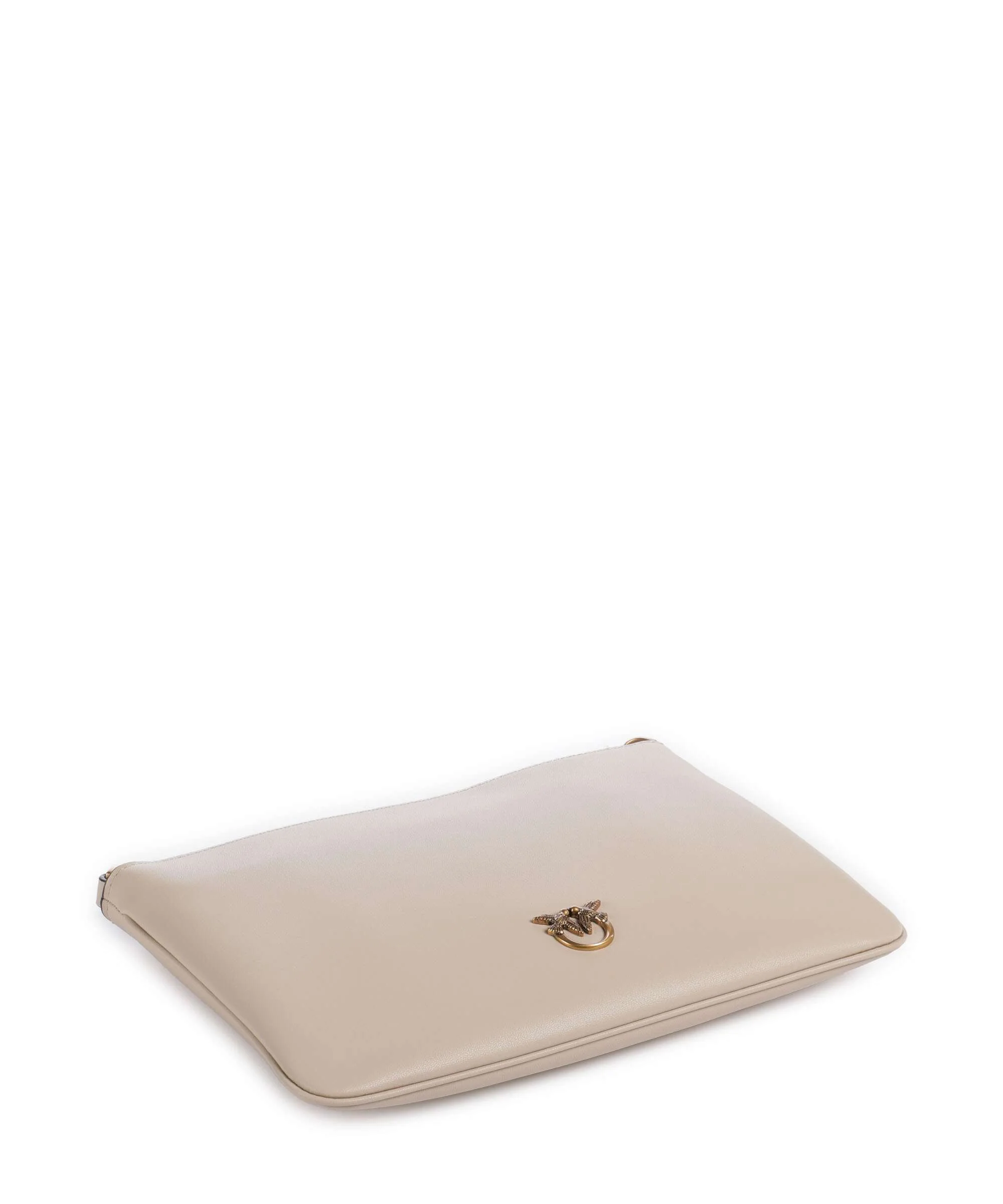 Pinko Flat Classic Crossbody bag beige/grigio fumo/antique gold - Image 4