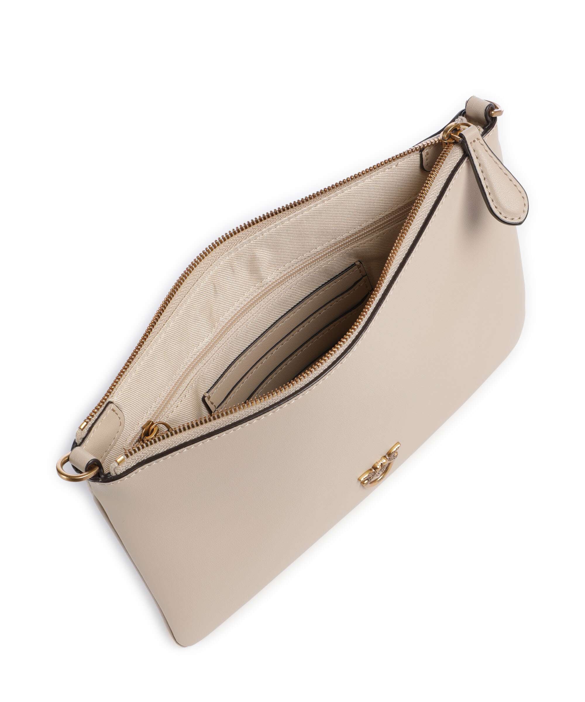 Pinko Flat Classic Crossbody bag beige/grigio fumo/antique gold - Image 5