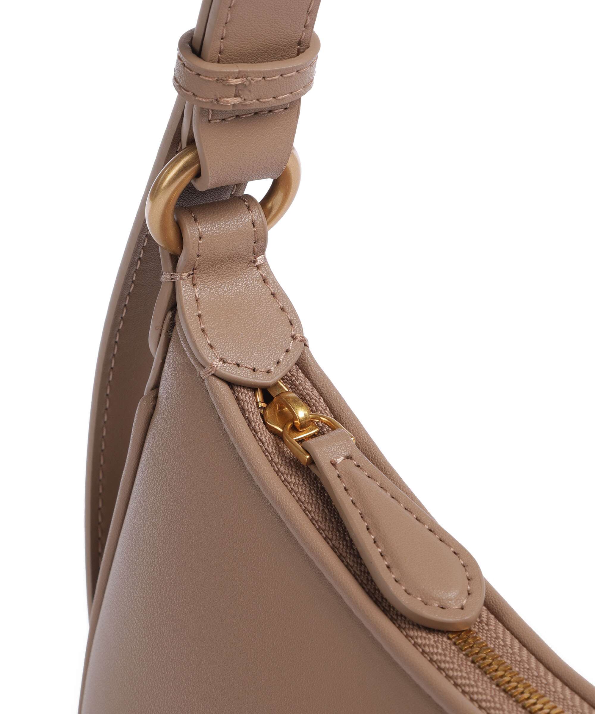 Pinko Half Moon Mini Shoulder bag biscotto zenzero/antique gold - Image 4