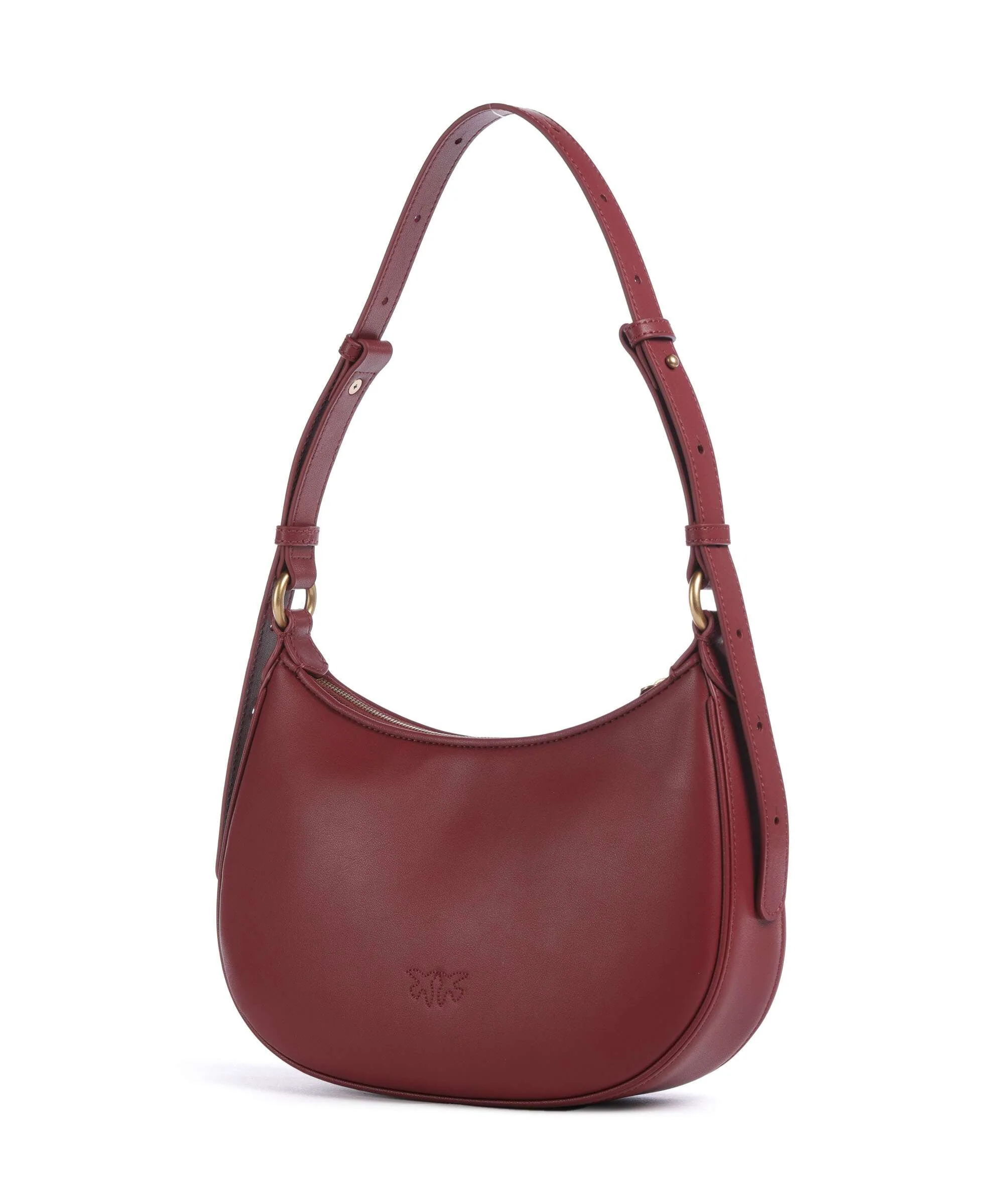 Pinko Half Moon Mini Shoulder bag bordeaux merlot/antique gold - Image 2