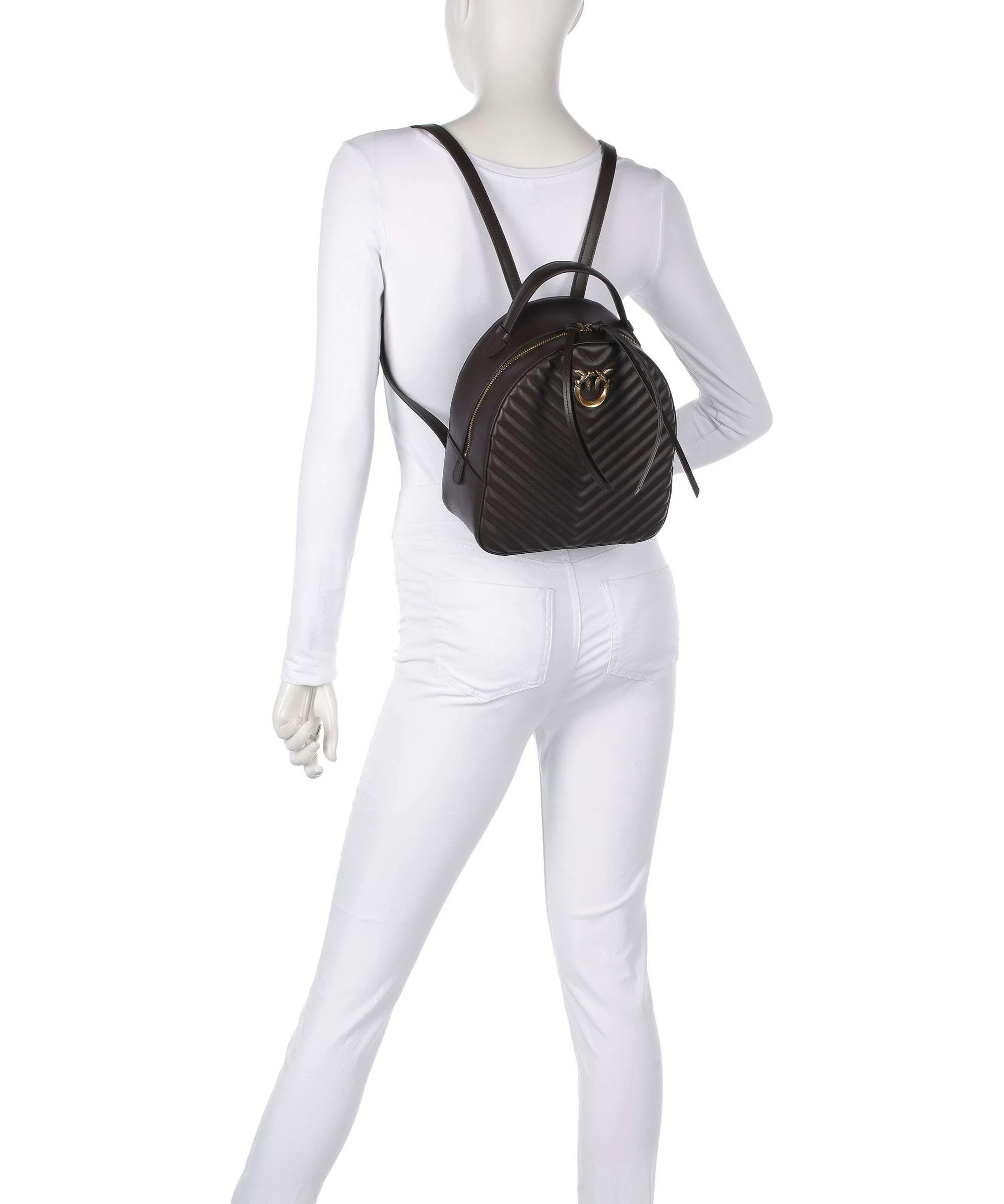 Pinko Love Click Backpack moro/antique gold - Image 3