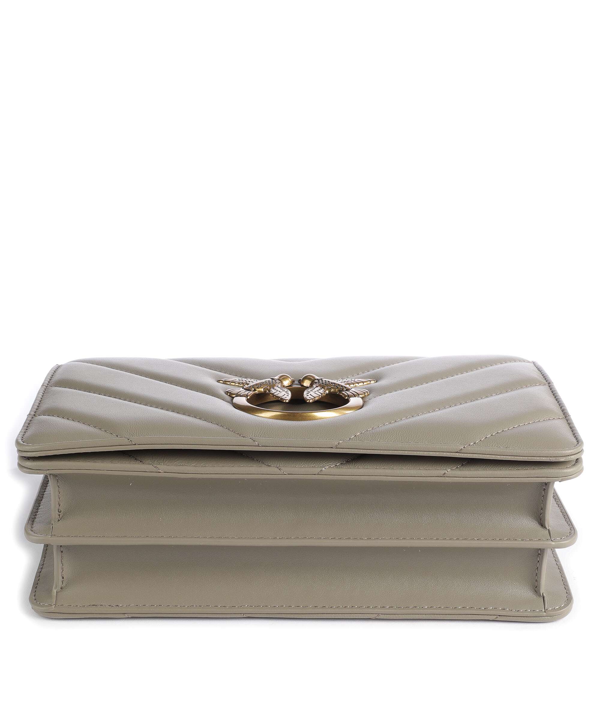 Pinko Love Click Classic Crossbody bag noce/antique gold - Image 5