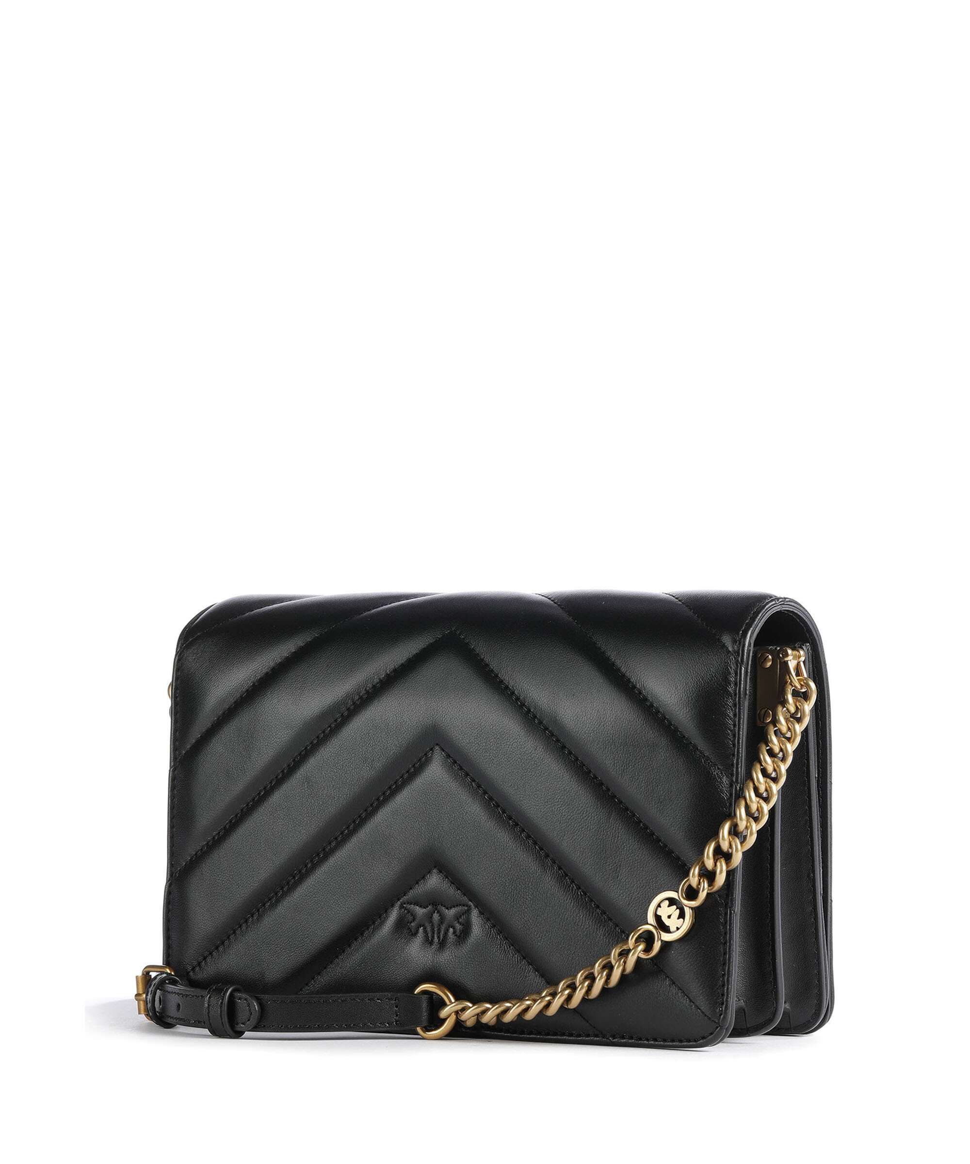 Pinko Love Click Classic Crossbody bag nero/antique gold - Image 2