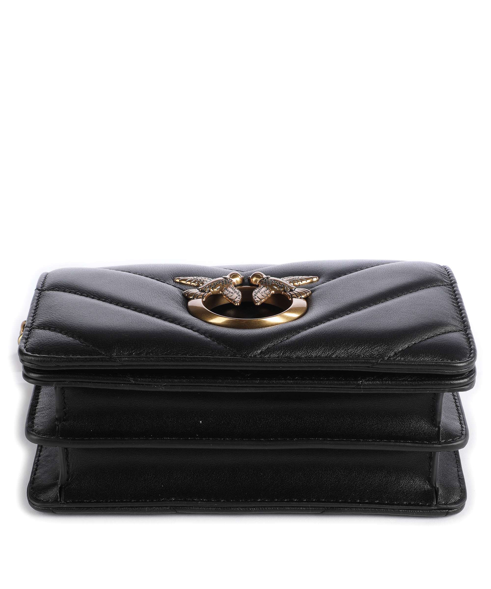 Pinko Love Click Mini Crossbody bag nero/antique gold - Image 5