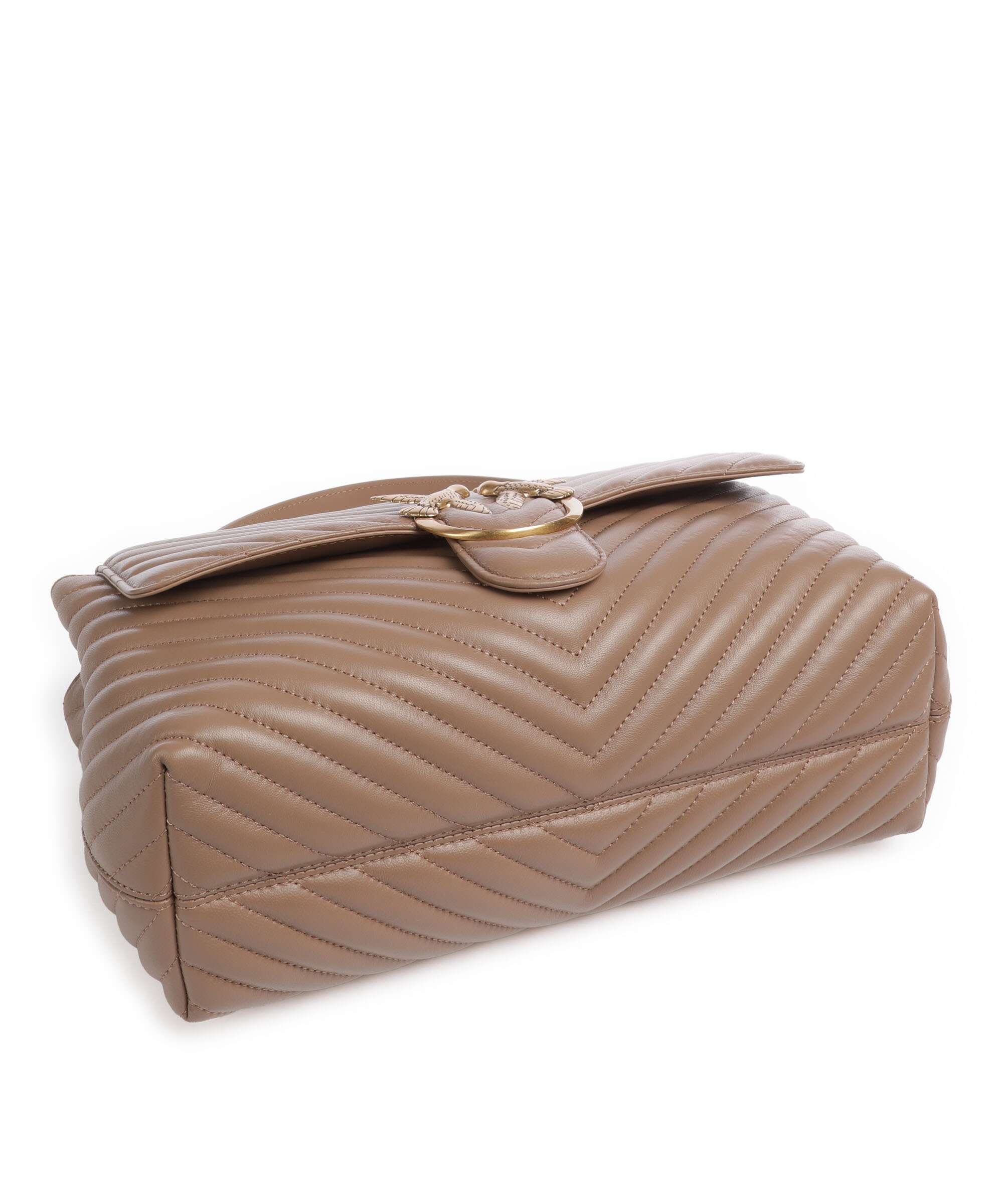 Pinko Love Lady Puff Big Handbag biscotto zenzero - Image 6