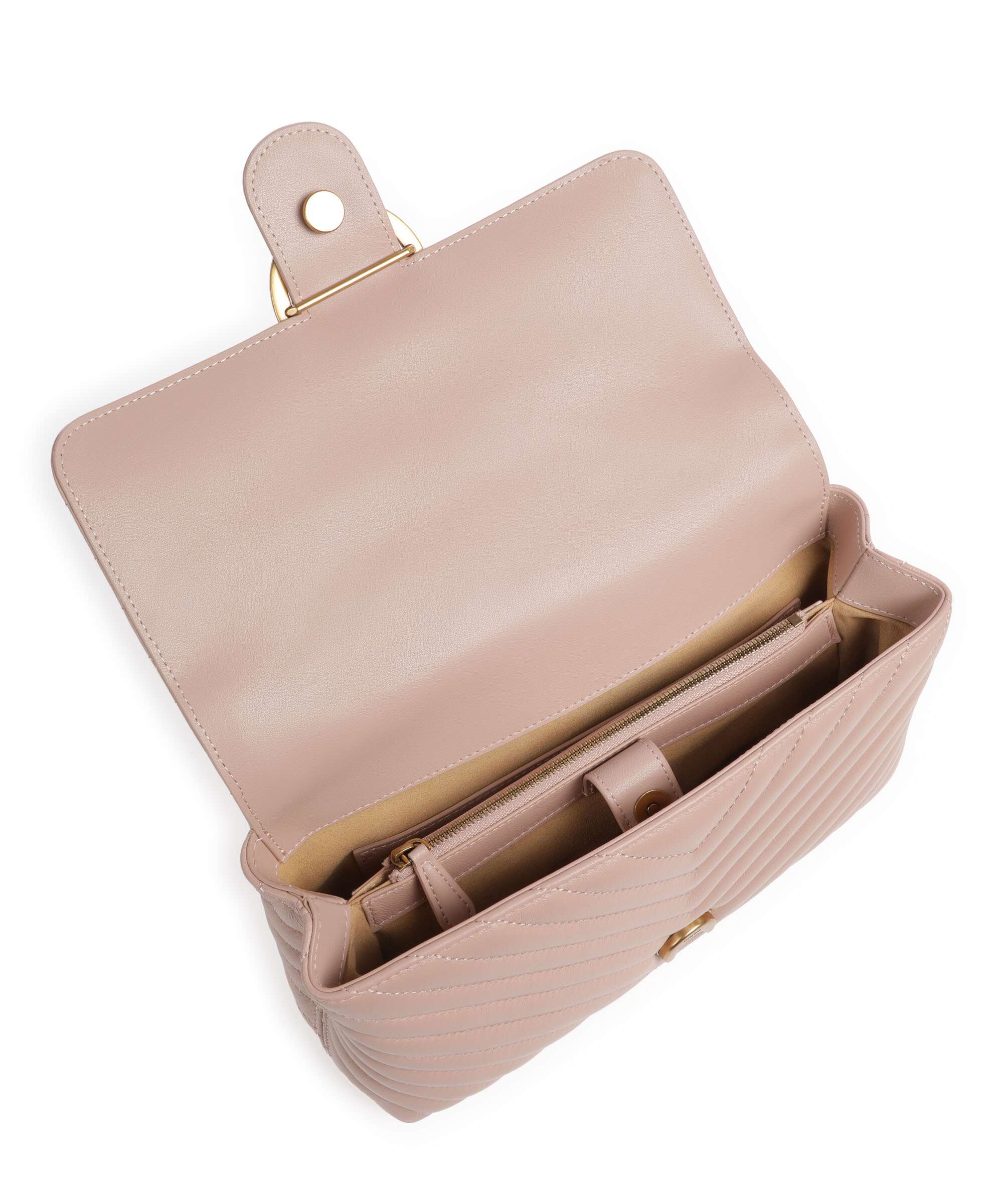 Pinko Love Lady Puff Classic Handbag cipria - Image 7