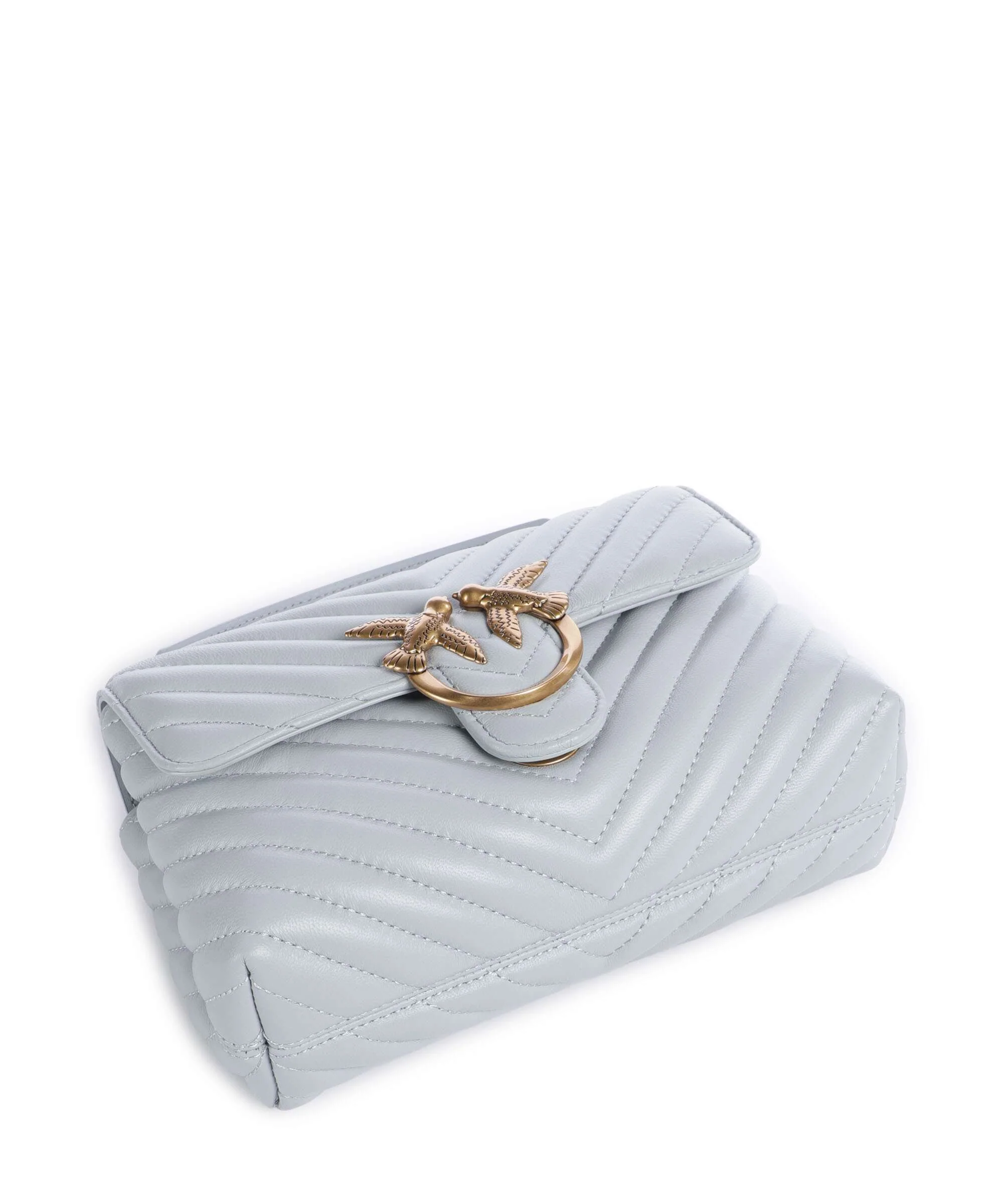 Pinko Love Lady Puff Mini Handbag azzurro celeste/antique gold - Image 5
