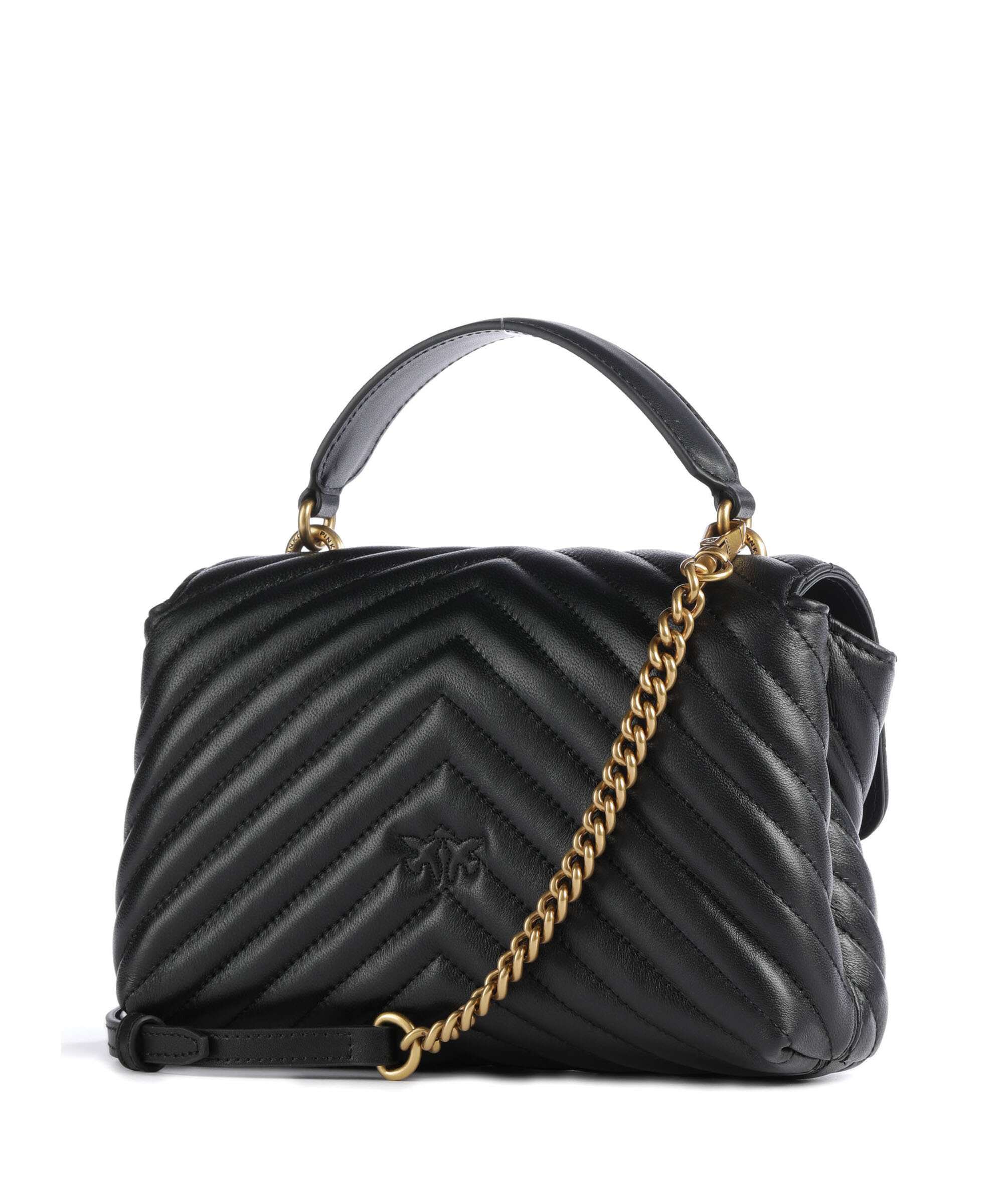 Pinko Love Lady Puff Mini Handbag nero/antique gold - Image 2