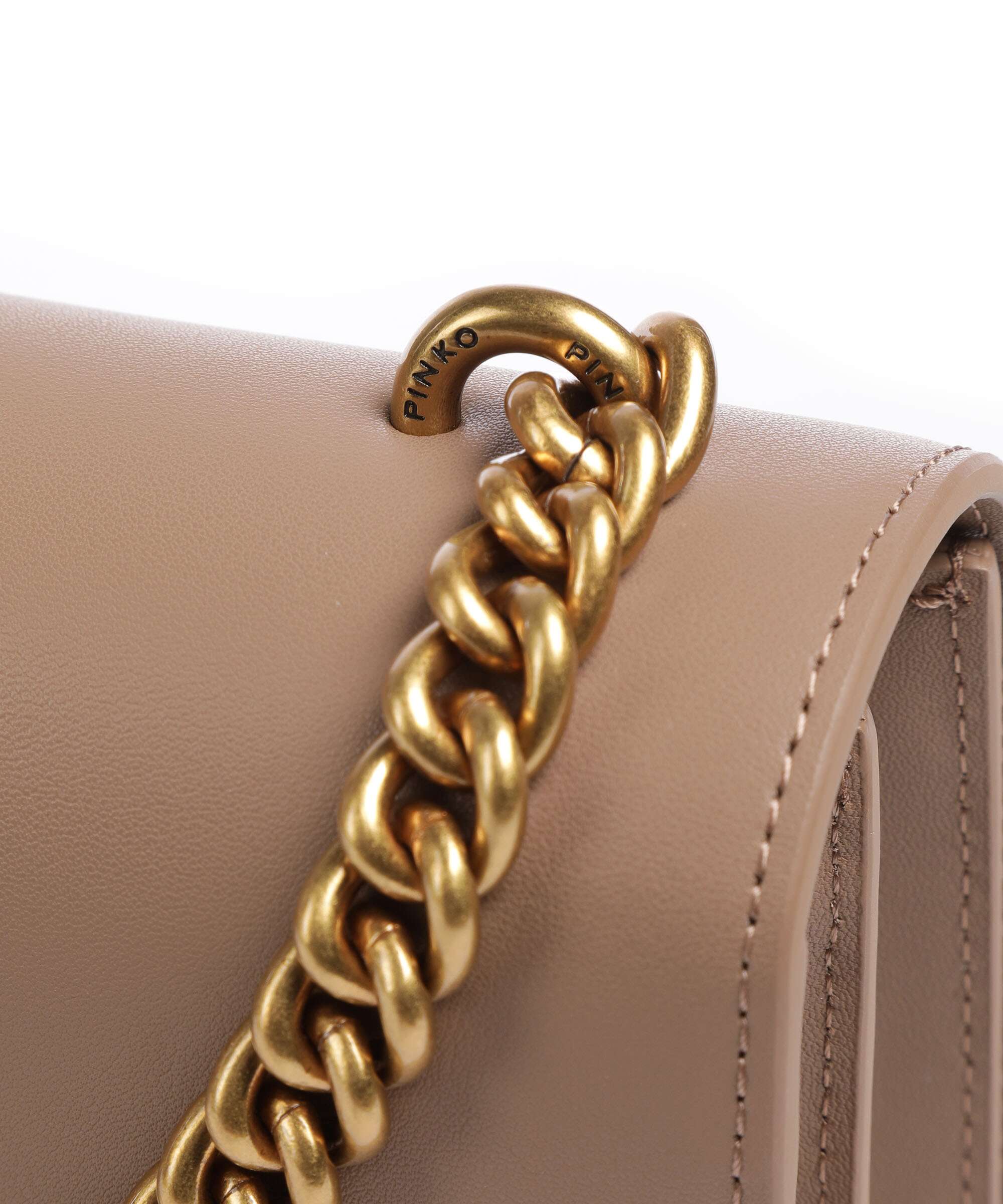 Pinko Love One Classic Crossbody bag biscotto zenzero/antique gold - Image 4