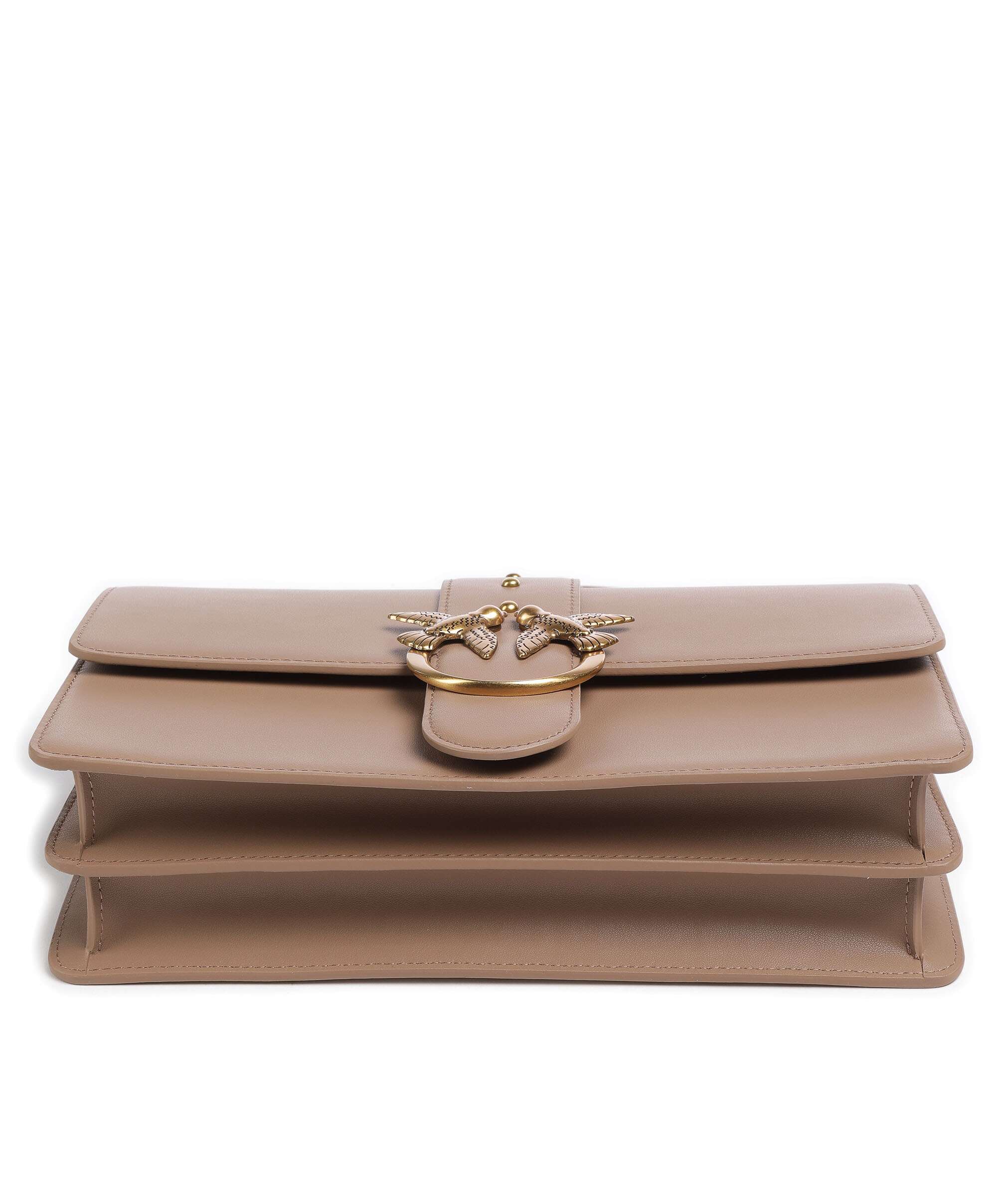 Pinko Love One Classic Crossbody bag biscotto zenzero/antique gold - Image 5