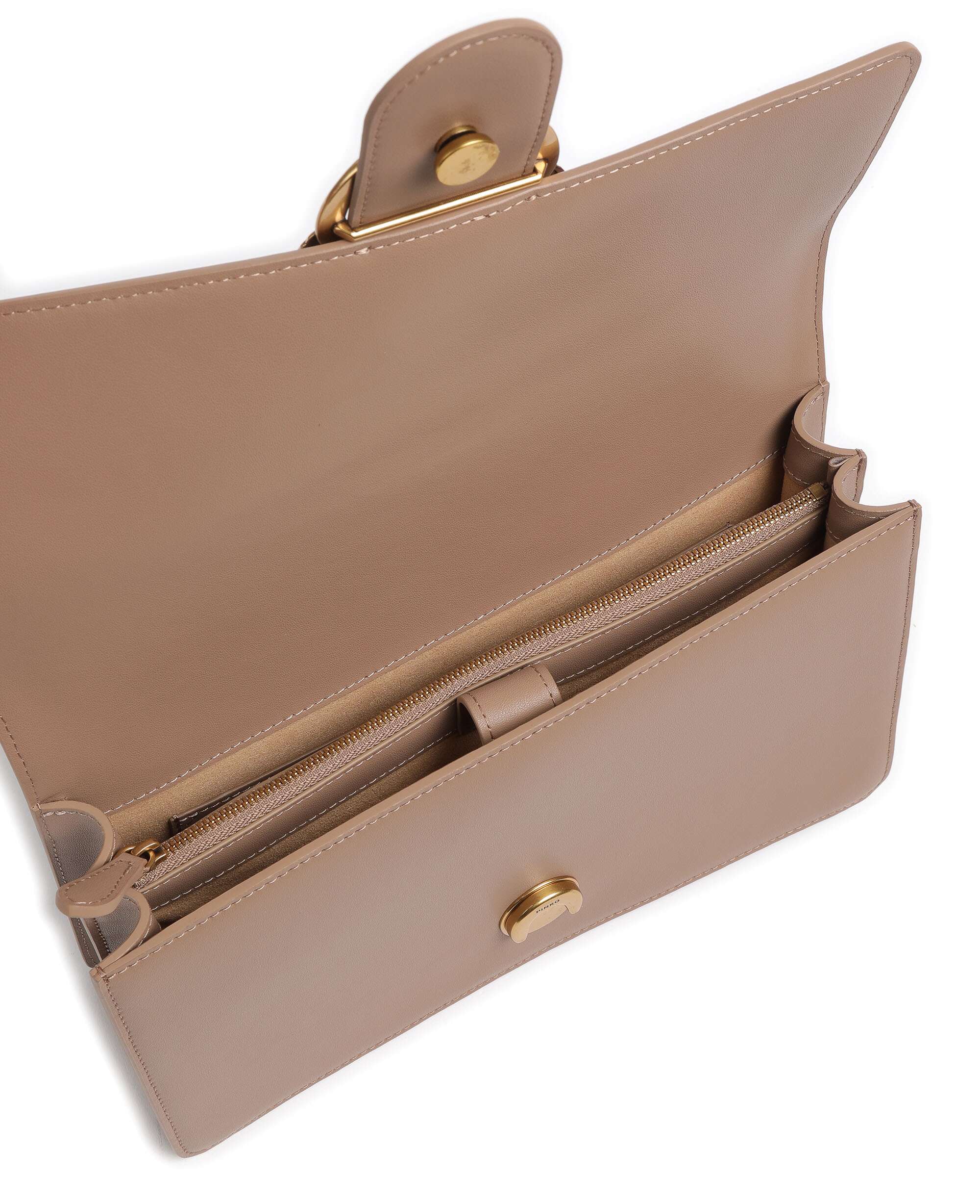 Pinko Love One Classic Crossbody bag biscotto zenzero/antique gold - Image 6