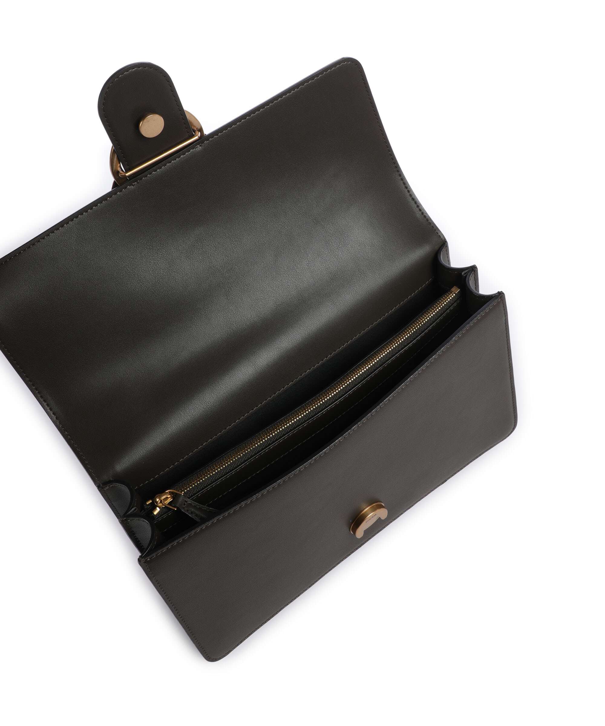 Pinko Love One Classic Crossbody bag verde fango/antique gold - Image 6