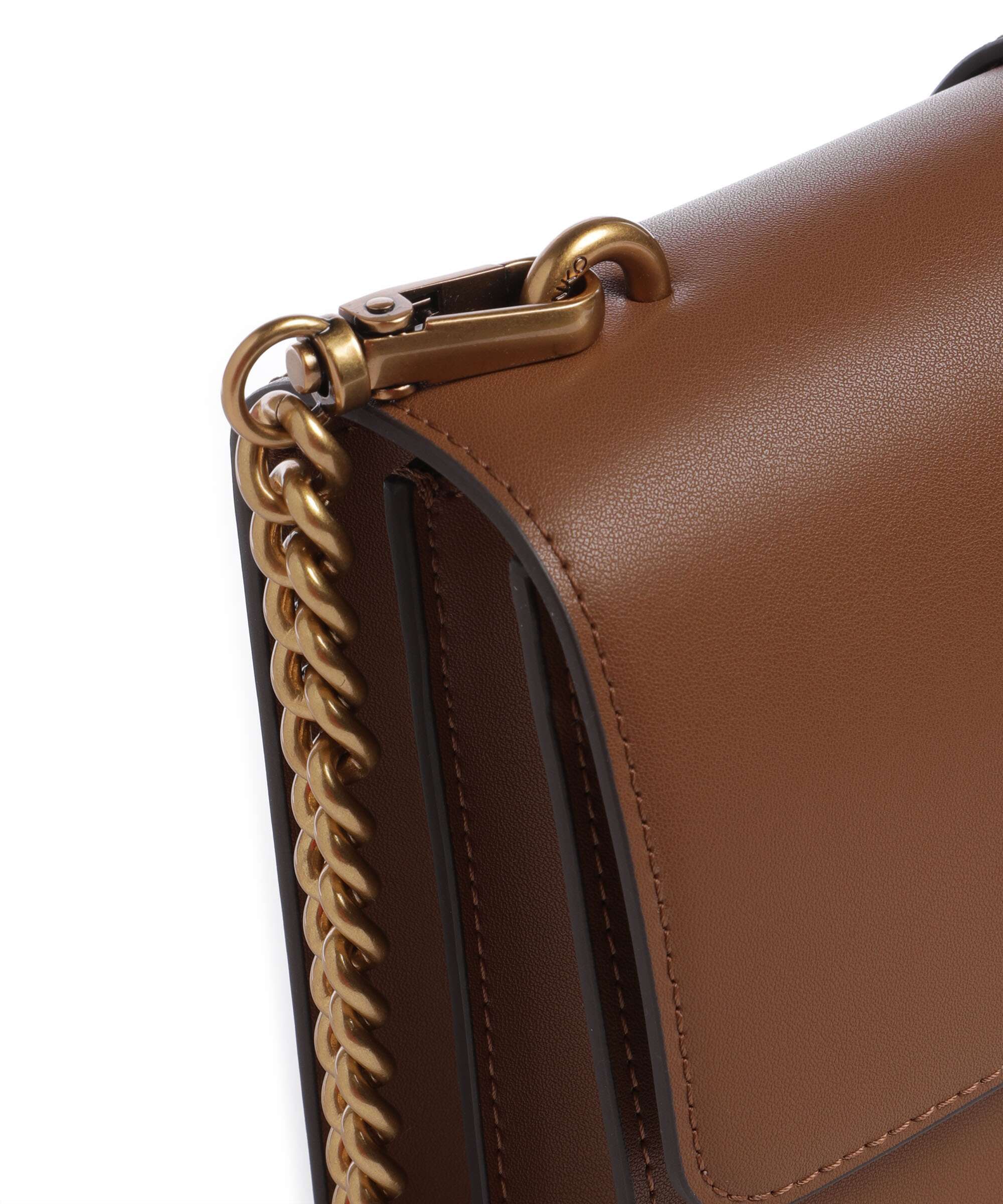 Pinko Love One Classic Crossbody bag marrone/leone/antique gold - Image 4