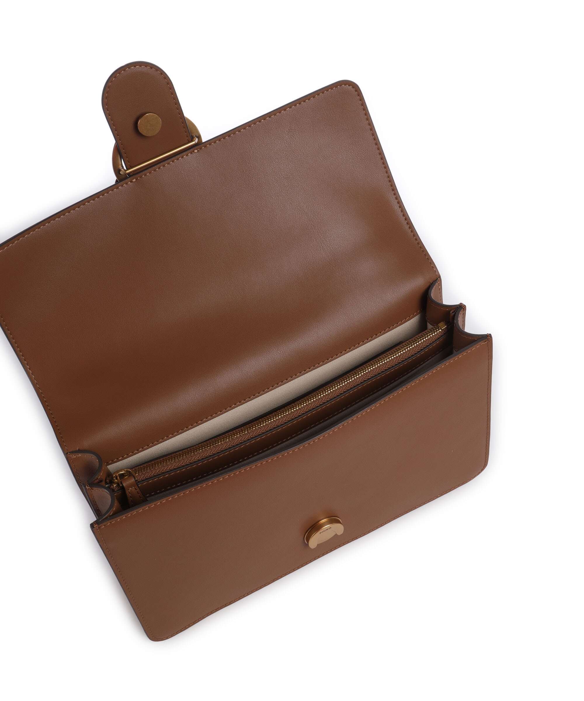 Pinko Love One Classic Crossbody bag marrone/leone/antique gold - Image 6