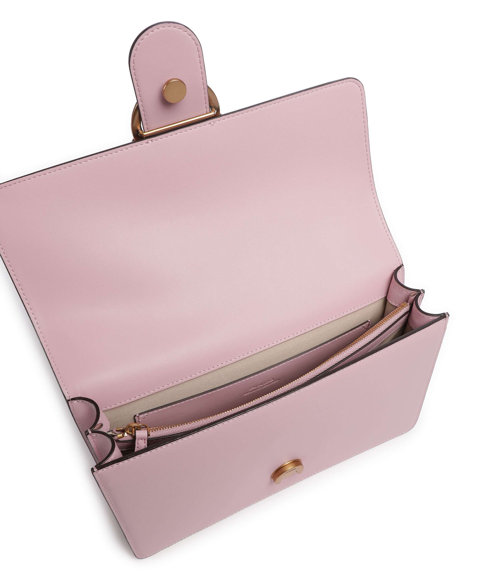Pinko Love One Classic Crossbody bag rosa chiaro/antique gold - Image 6