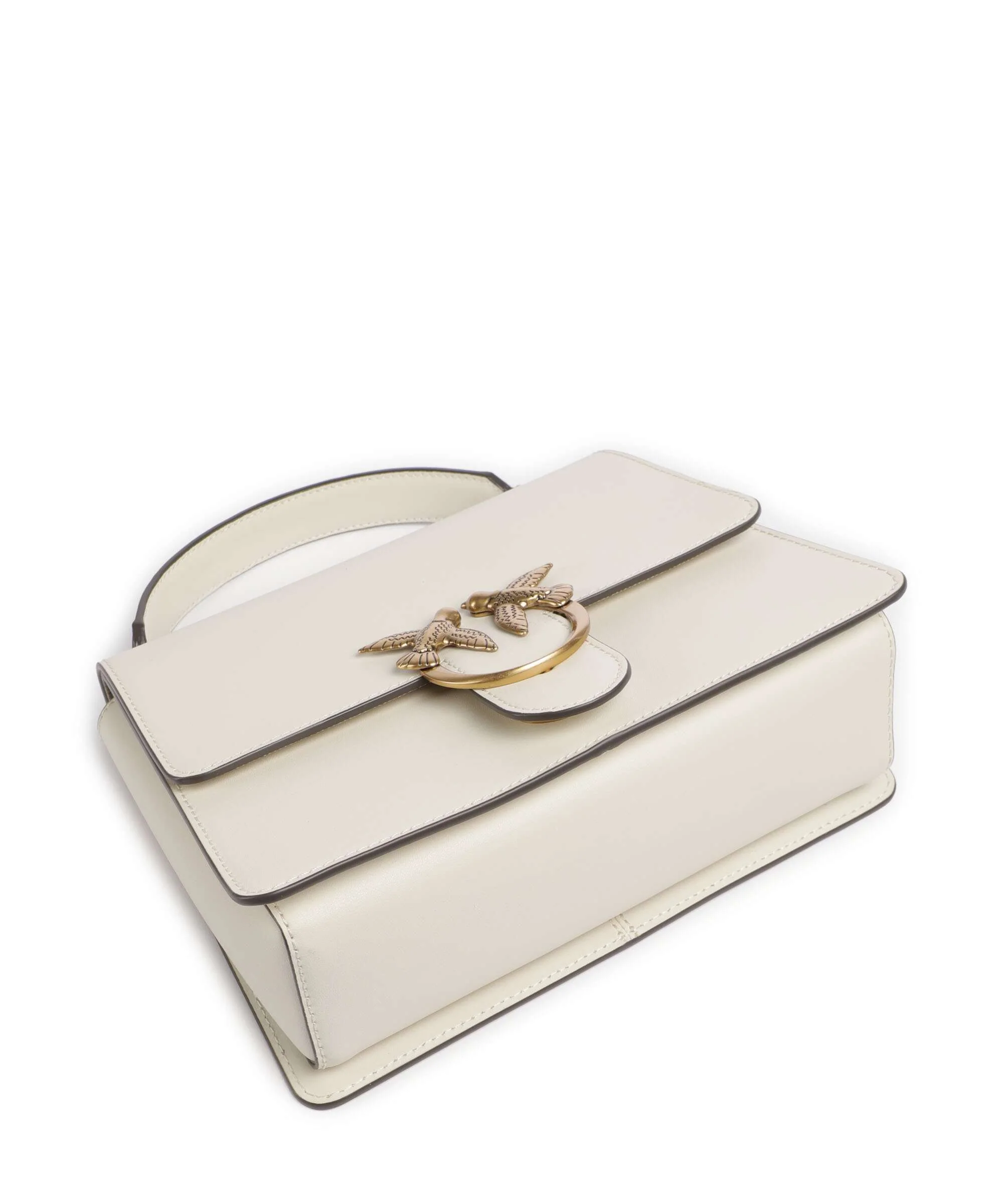 Pinko Love One Classic Handbag bianco seta/antique gold - Image 5