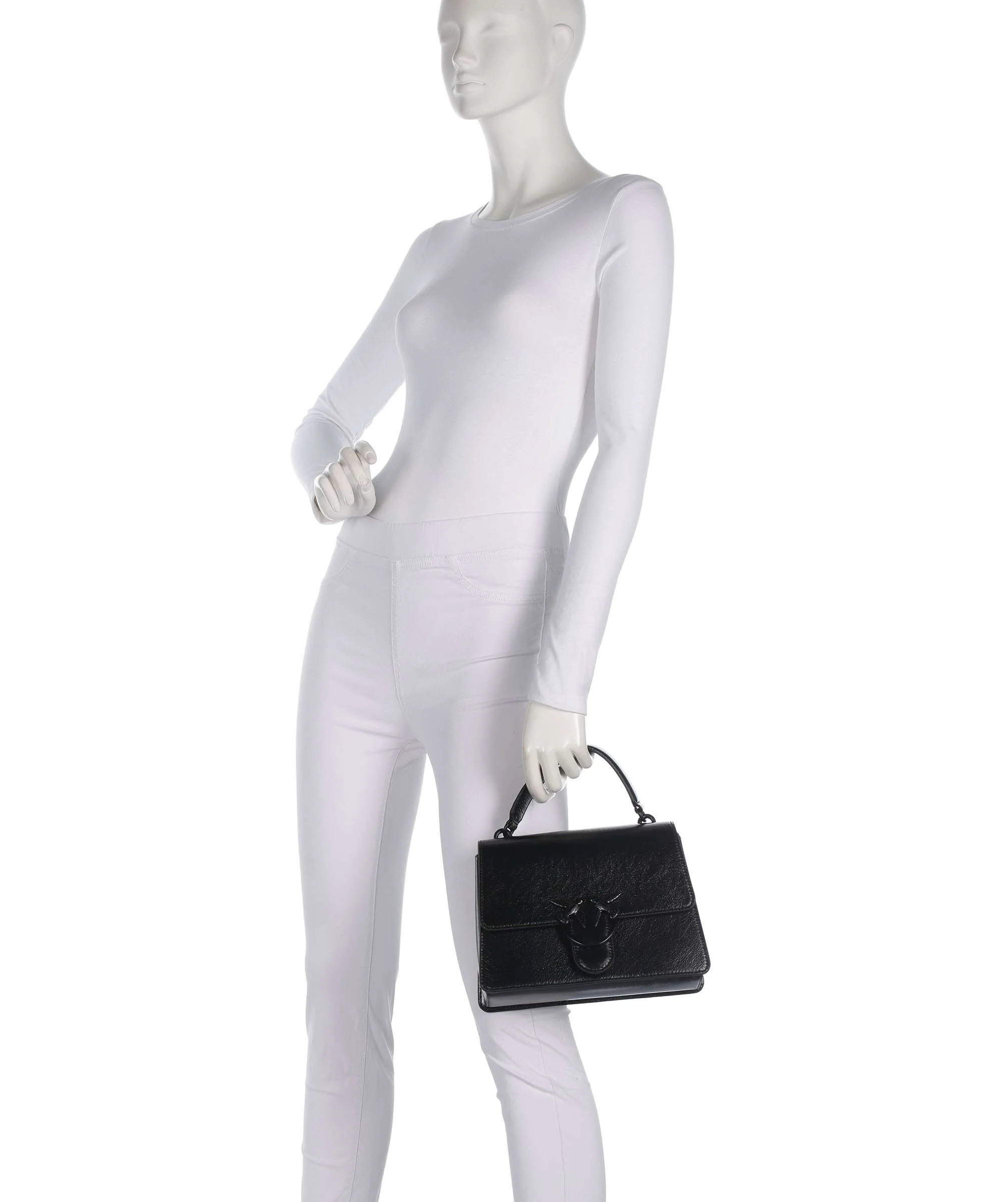 Pinko Love One Classic Handbag nero limousine block color - Image 3