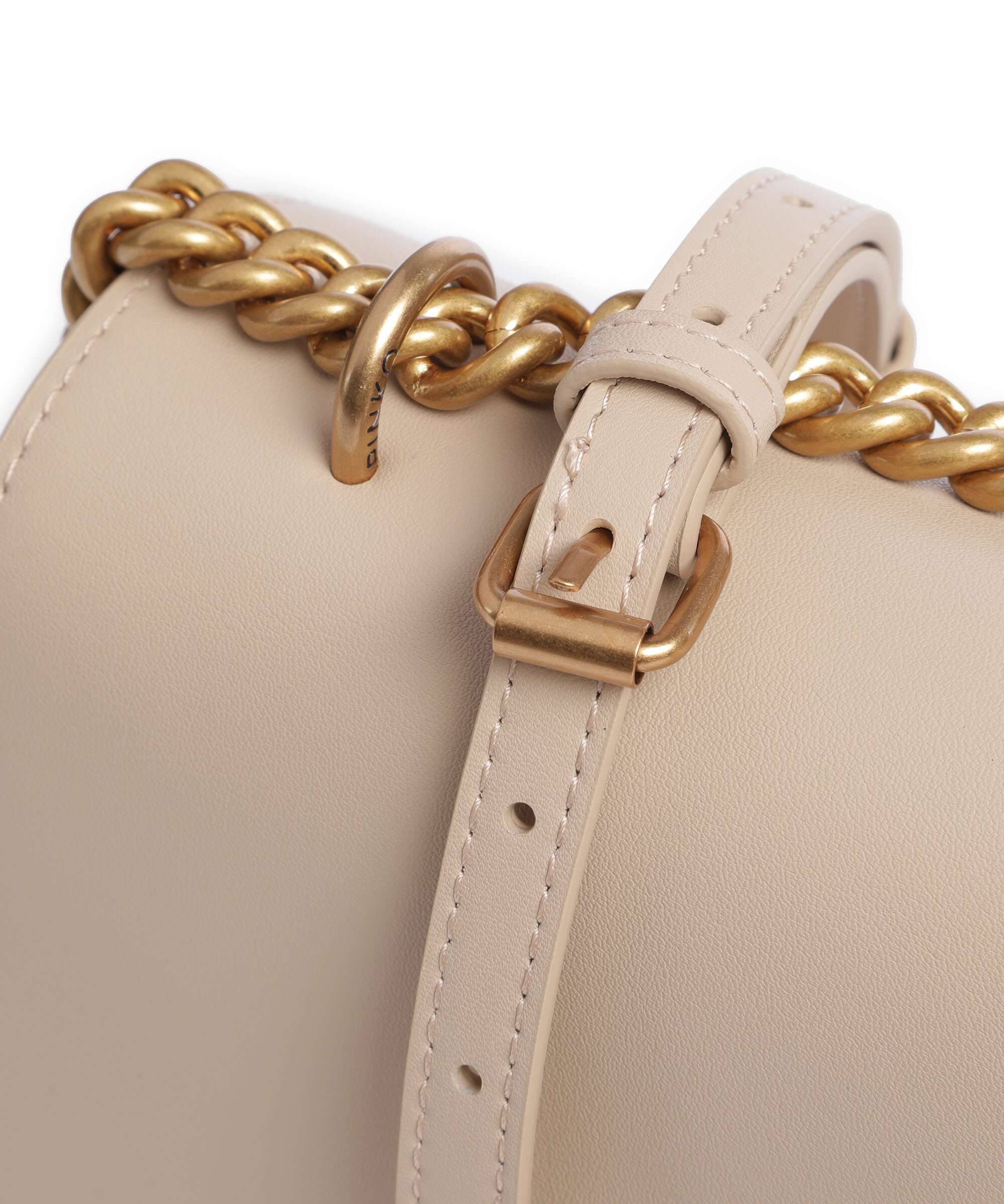 Pinko Love One Classic Shoulder bag beige/grigio fumo/antique gold - Image 5
