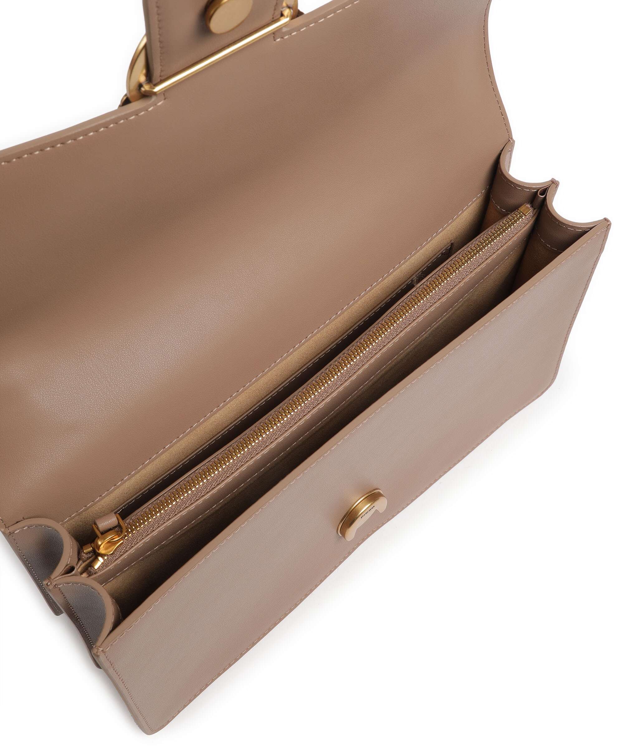 Pinko Love One Classic Shoulder bag biscotto zenzero - Image 6