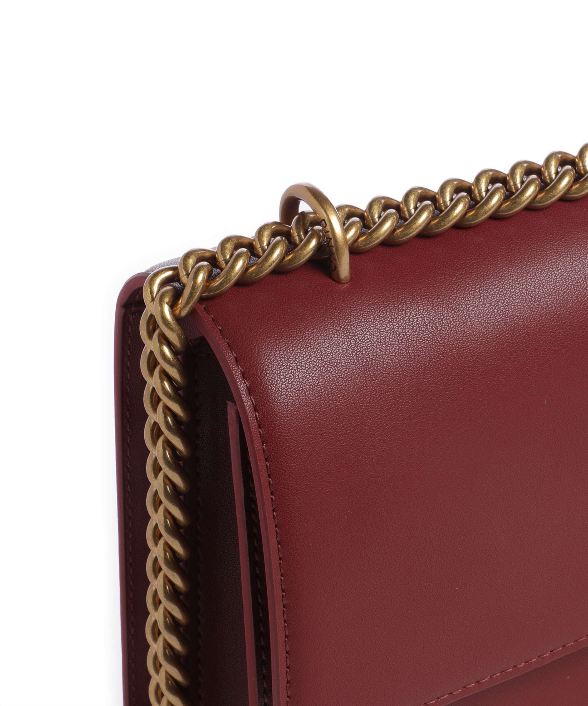 Pinko Love One Classic Shoulder bag bordeaux merlot/antique gold - Image 5