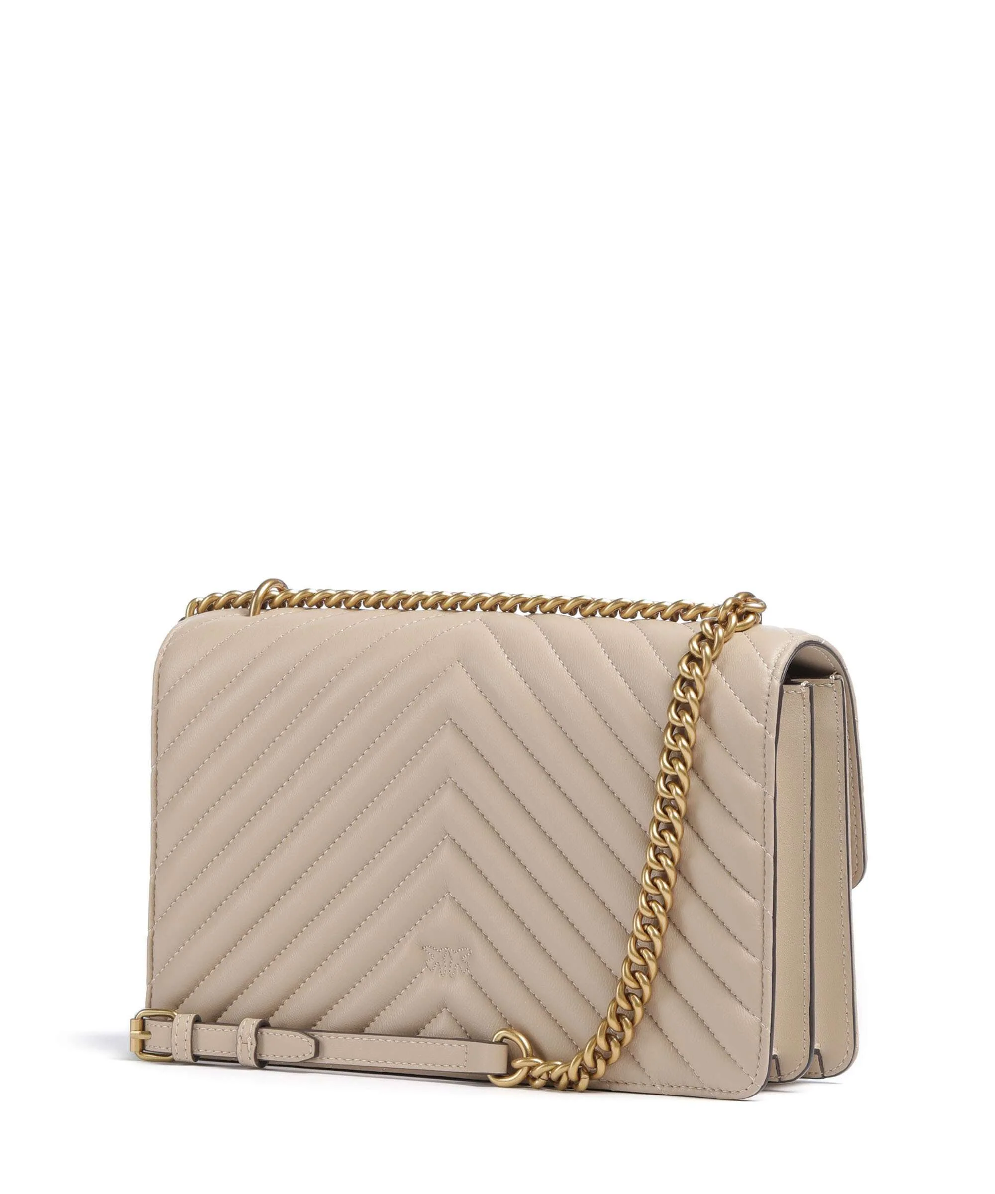 Pinko Love One Classic Shoulder bag beige/grigio fumo/antique gold - Image 2