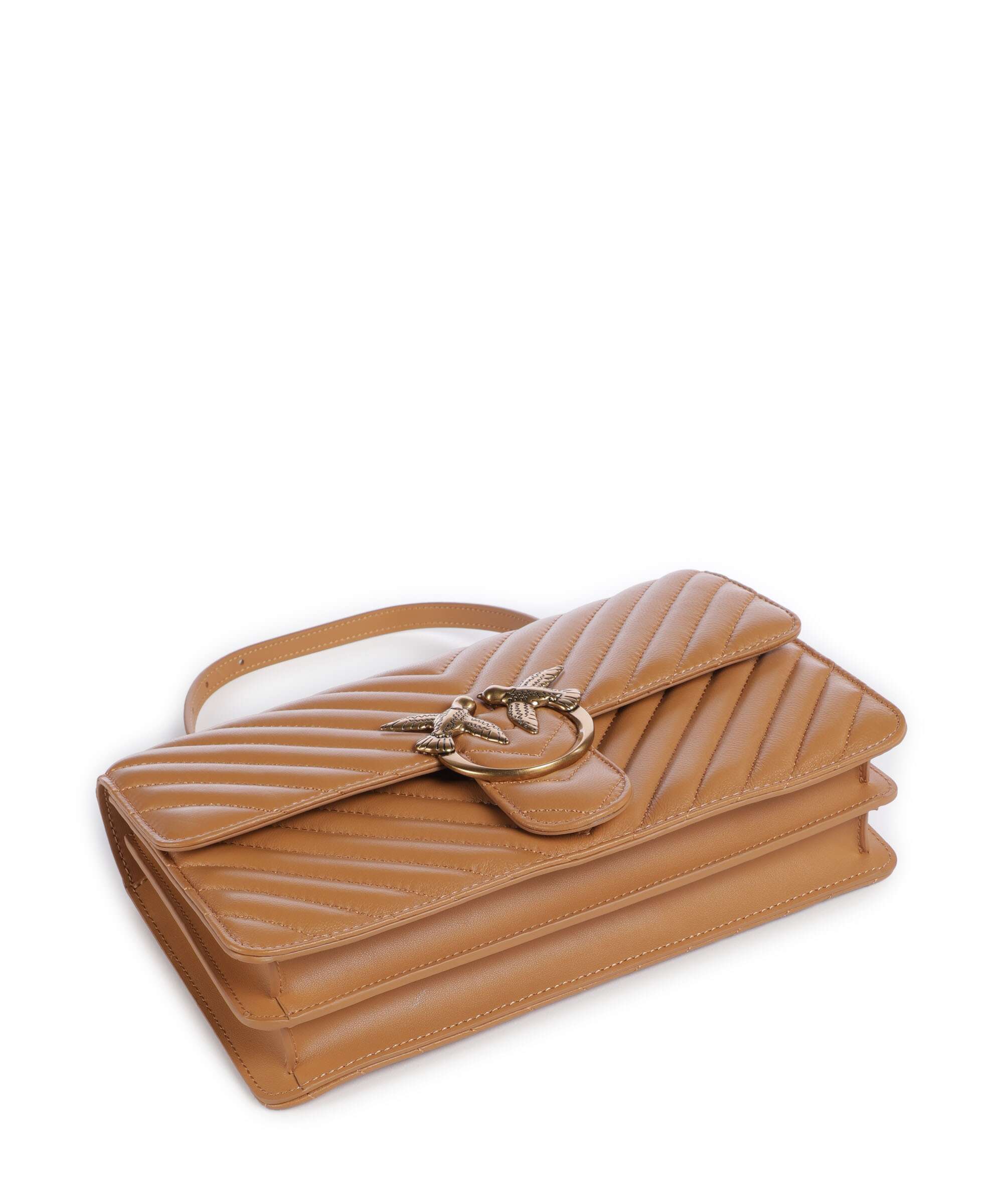 Pinko Love One Classic Shoulder bag torrone/antique gold - Image 6
