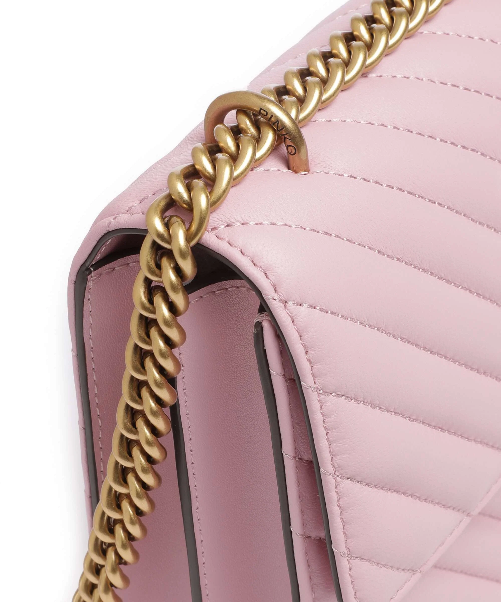 Pinko Love One Classic Shoulder bag rosa chiaro/antique gold - Image 5