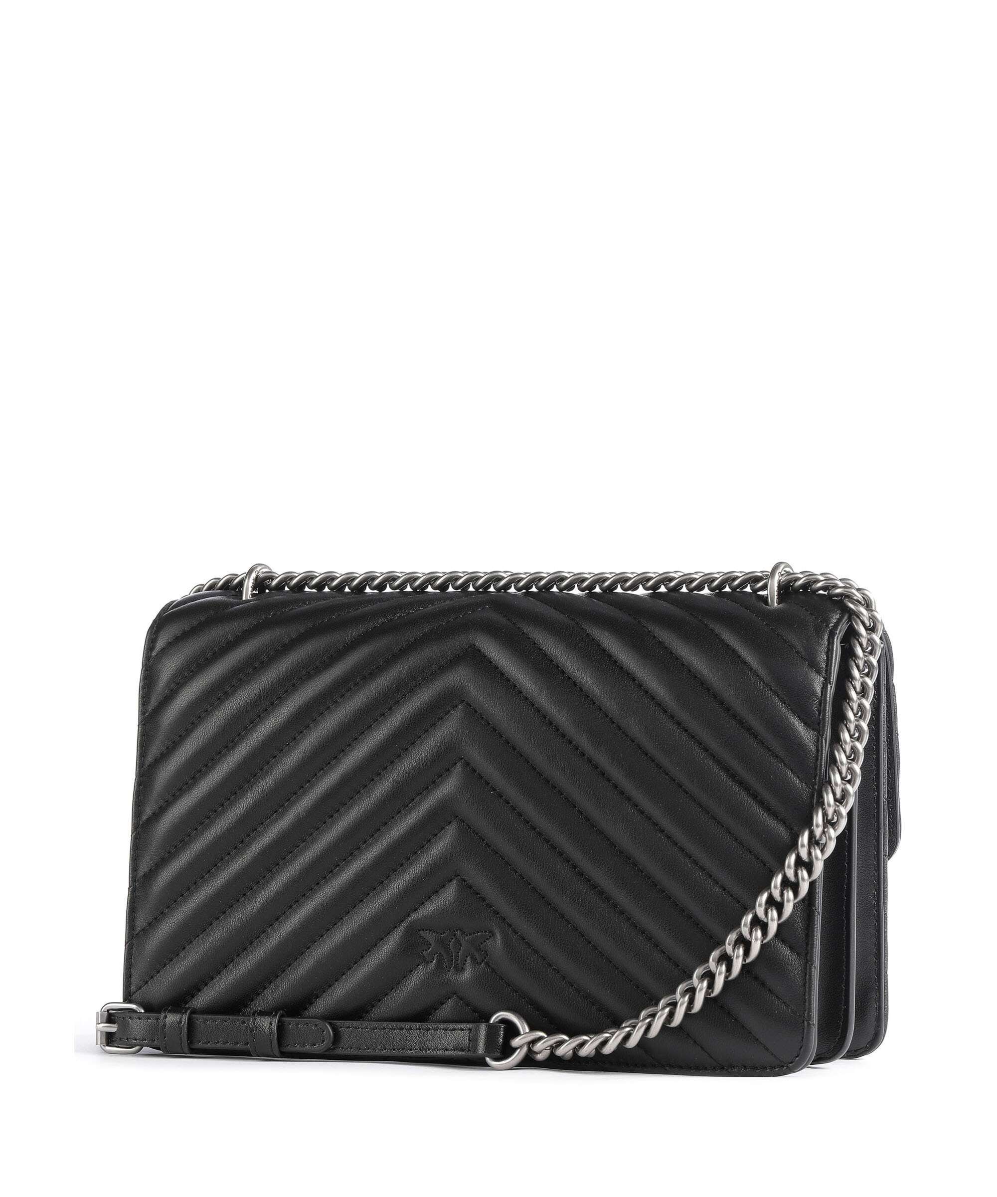 Pinko Love One Classic Shoulder bag nero/old silver - Image 2
